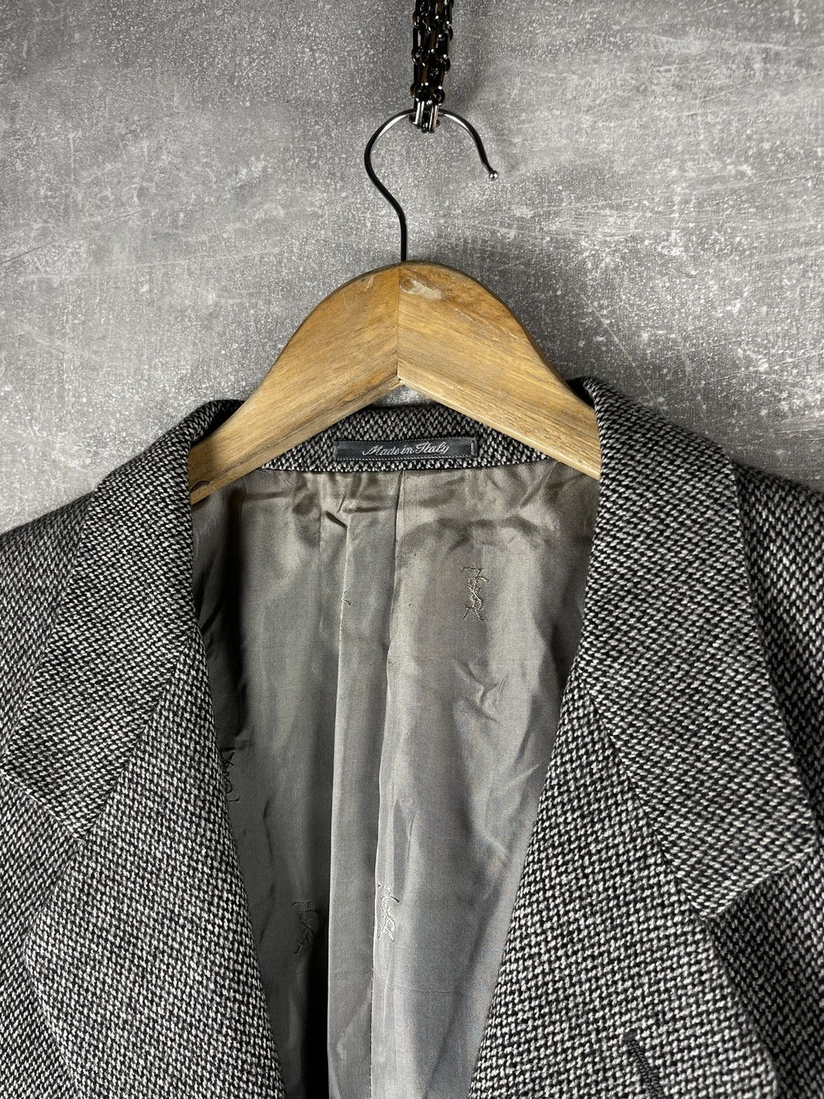Yves Saint Laurent Yves Saint Laurent Rive Gauche Wool Cashmere Blazer Jacket Size 52R - 4 Thumbnail