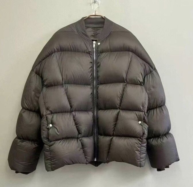 Rick Owens RICK OWENS Solid Rivet Detail Aviator Down Jacket 2 Size US M / EU 48-50 / 2 - 1 Thumbnail