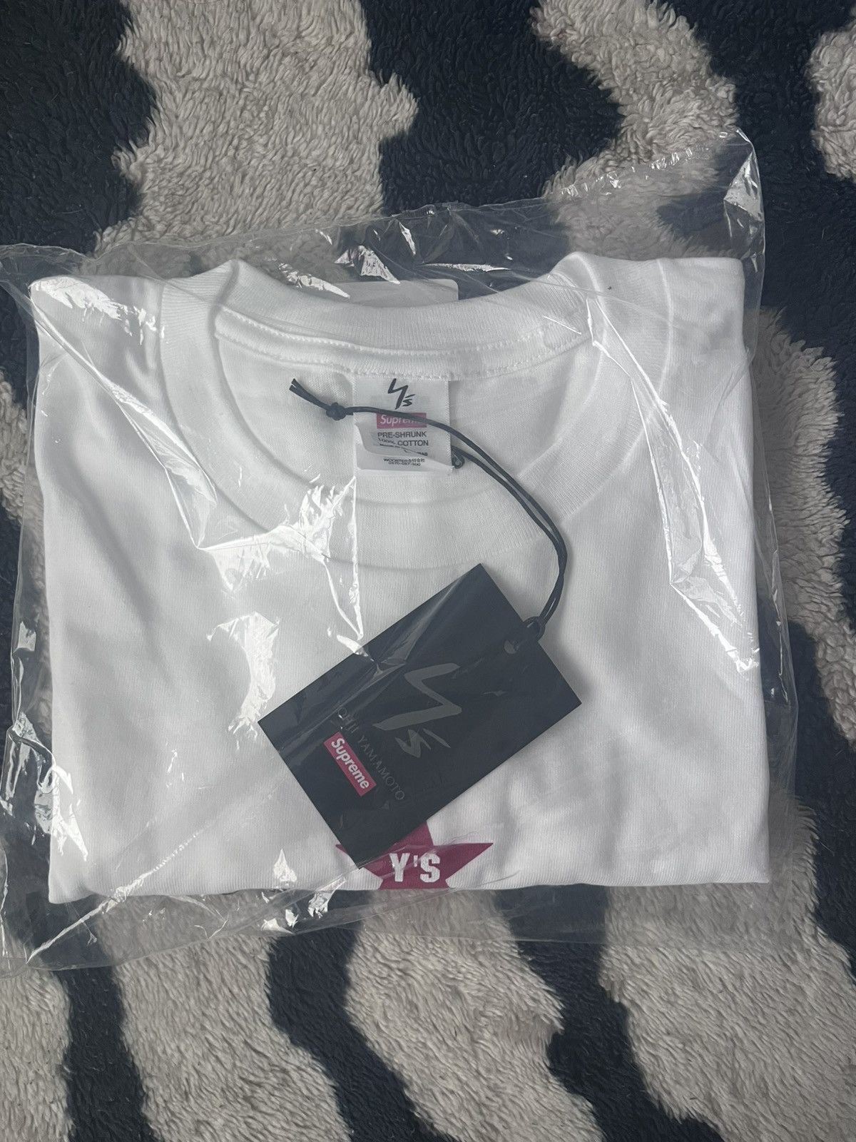 Supreme × Yohji Yamamoto Supreme Y's Yohji Yamamoto White T Shirt S/S 25 Size US L / EU 52-54 / 3 - 1 Thumbnail