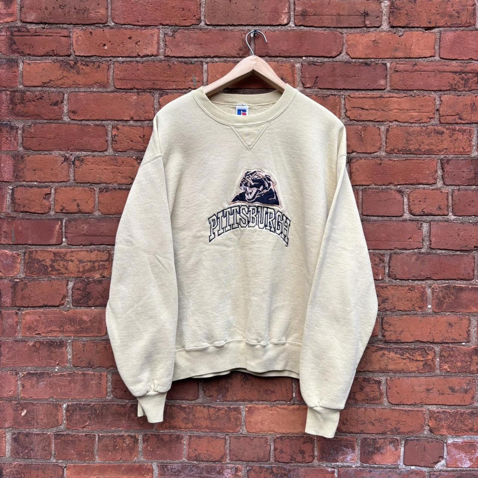 Russell Athletic Vintage Russell athletic Pittsburgh panthers sweatshirt Size US L / EU 52-54 / 3 - 1 Thumbnail