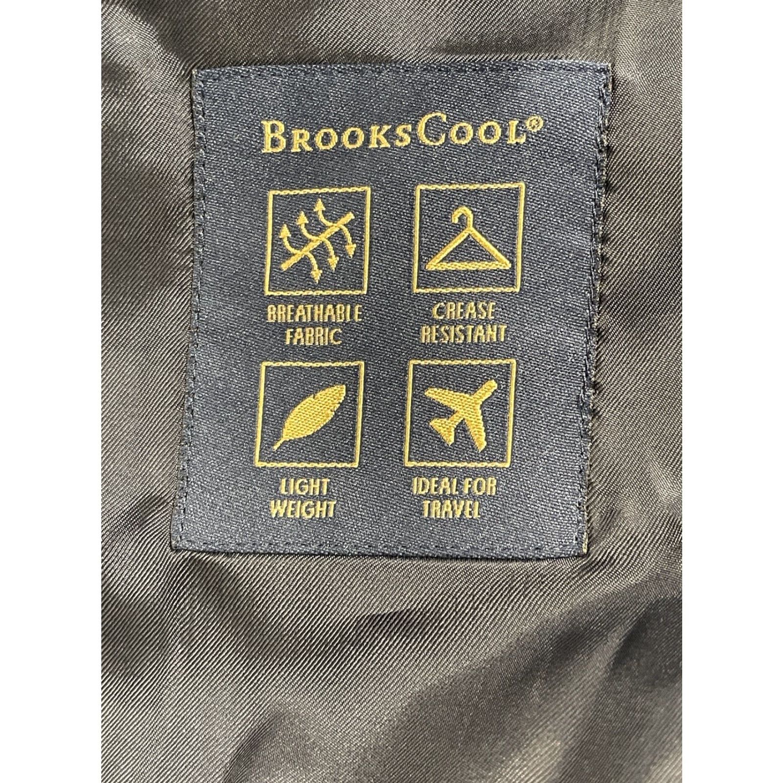 Brooks Brothers VINTAGE Brooks Brothers Blazer Mens 42L Regular Wool Blend Blue Striped Notch Lapel Double-Vented 42L Mens Blazer Size 42L - 7 Thumbnail