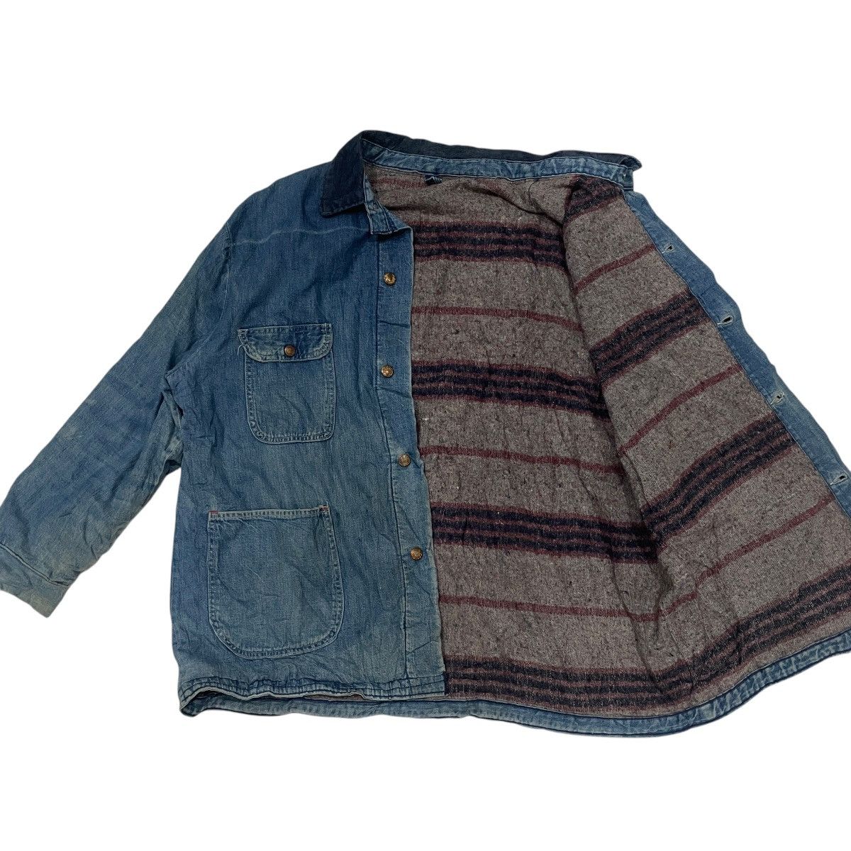 Vintage Vintage 80s Unbranded Detroit Jacket Size US XL / EU 56 / 4 - 1 Thumbnail