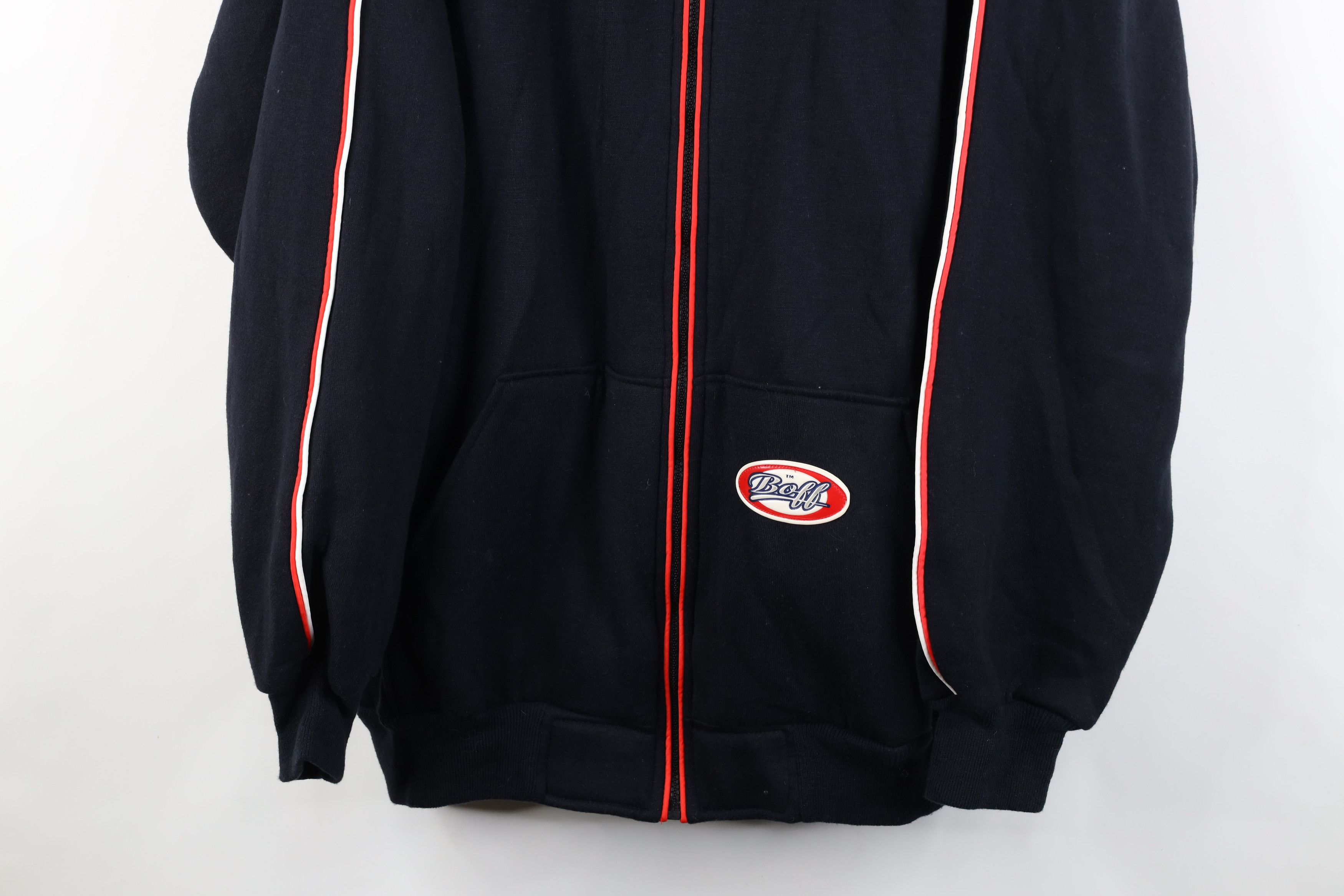 Vintage Deadstock Vintage 90s Y2K Streetwear Heavyweight Zip Hoodie Size US XL / EU 56 / 4 - 3 Thumbnail