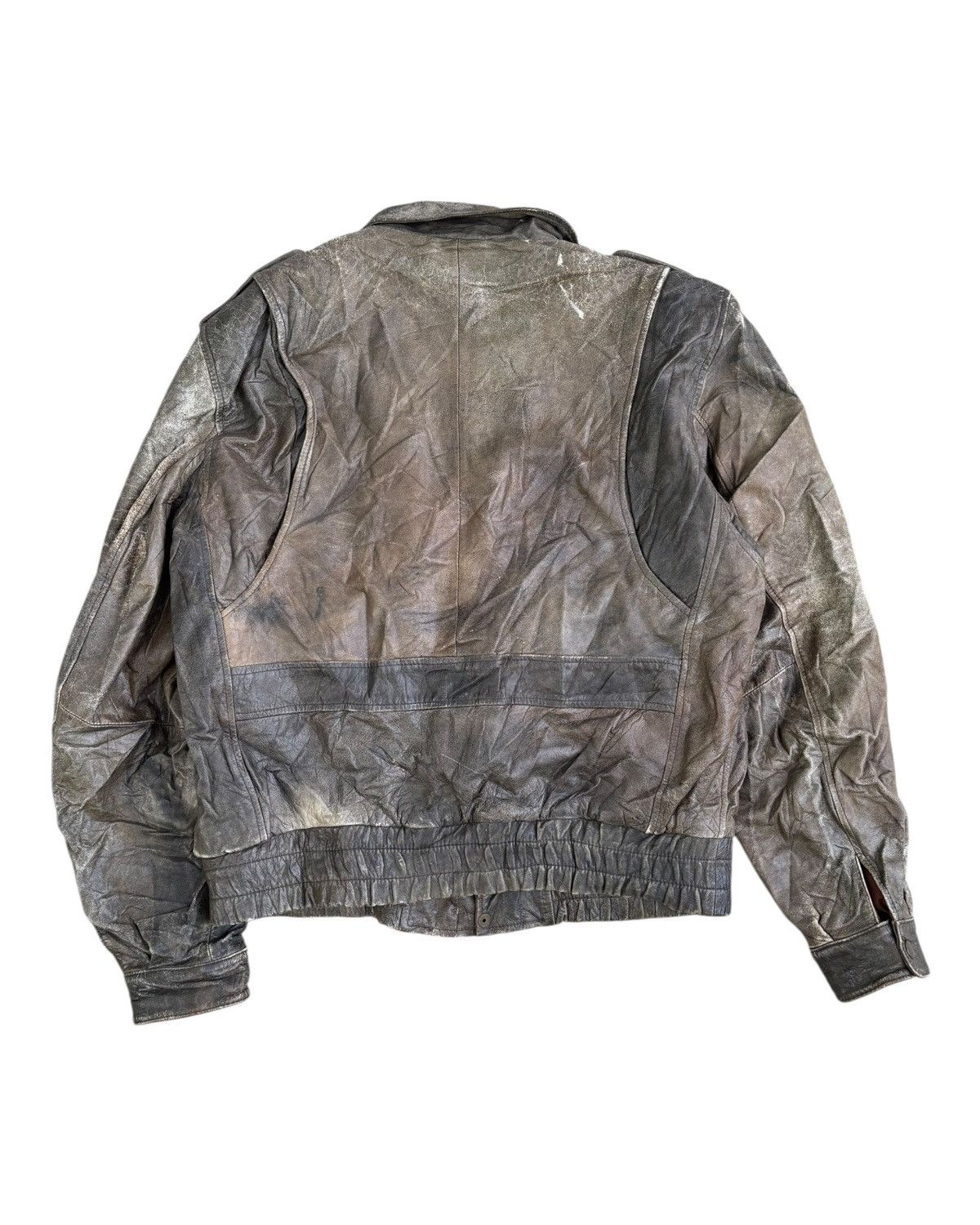 Issey Miyake 🔥VINTAGE BROWN LEATHER JACKET ISSEY MIYAKE INSPIRED DESIGN Size US L / EU 52-54 / 3 - 13 Thumbnail