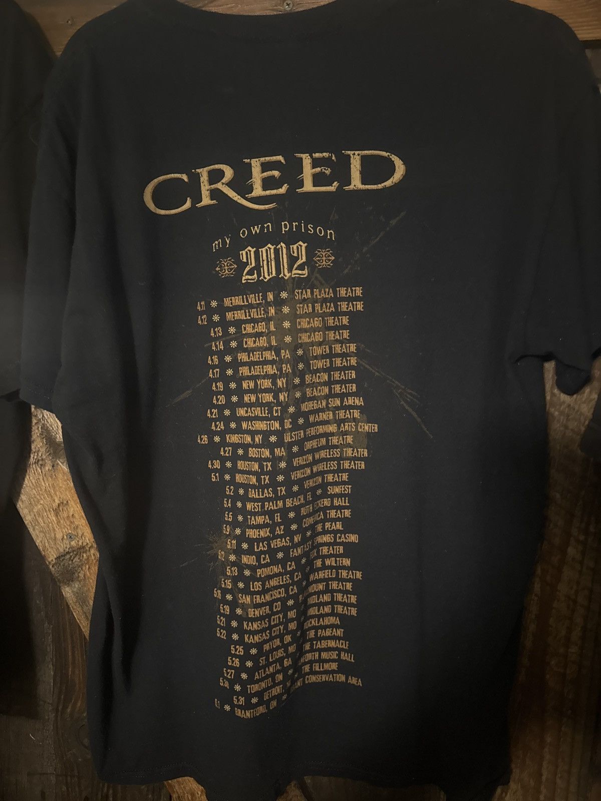 Band Tees × Vintage Creed 2012 Tour Shirt Size US M / EU 48-50 / 2 - 1 Thumbnail
