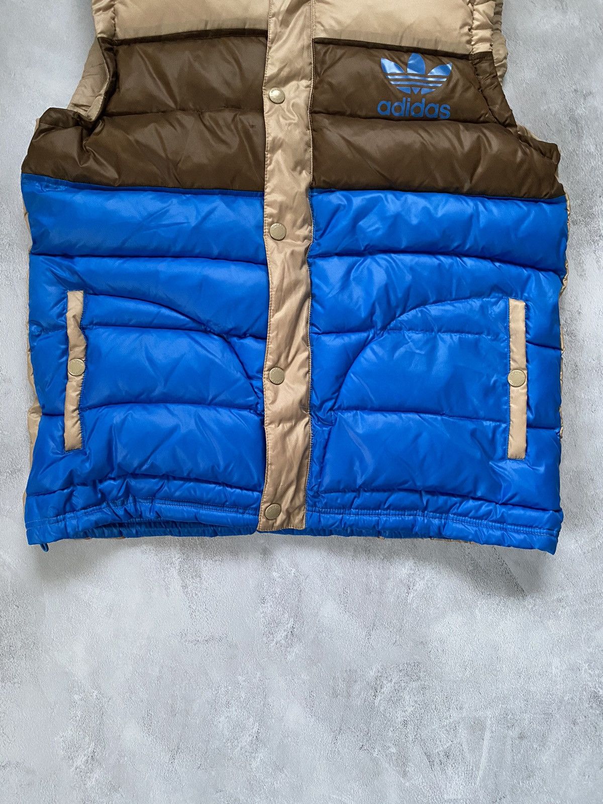 Adidas Vintage Adidas Mega Puffer Vest Size US L / EU 52-54 / 3 - 3 Thumbnail