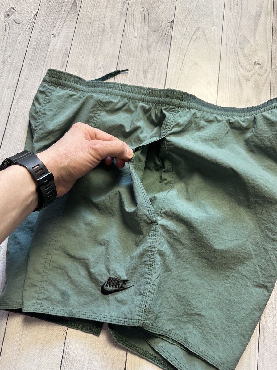 Nike × Vintage Vintage Nike shorts logo size L green Size US 34 / EU 50 - 7 Thumbnail