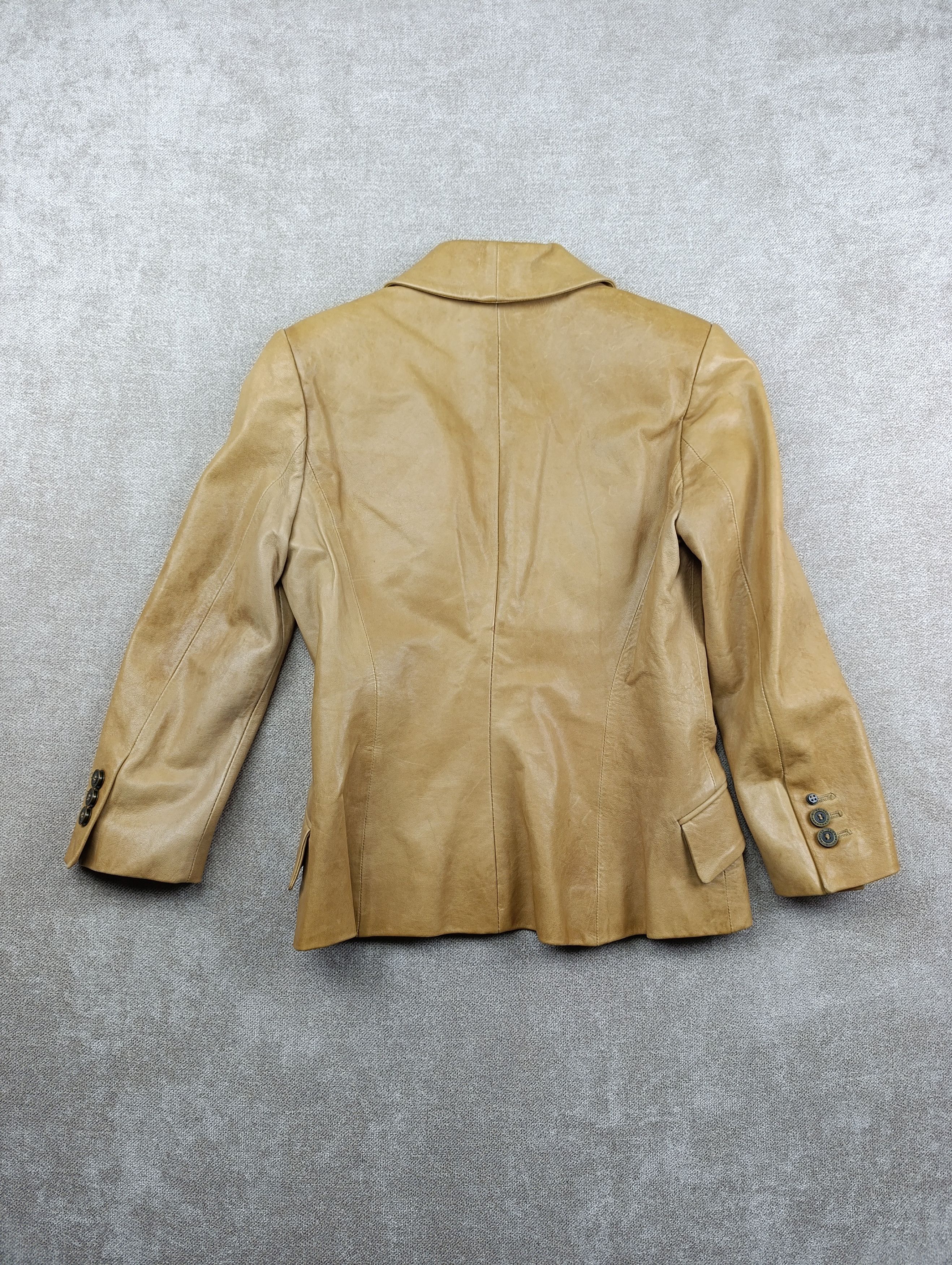 Alexander McQueen McQ Alexander McQueen Lamb Leather Blazer Jacket Size IT 40 Size S / US 4 / IT 40 - 14 Thumbnail