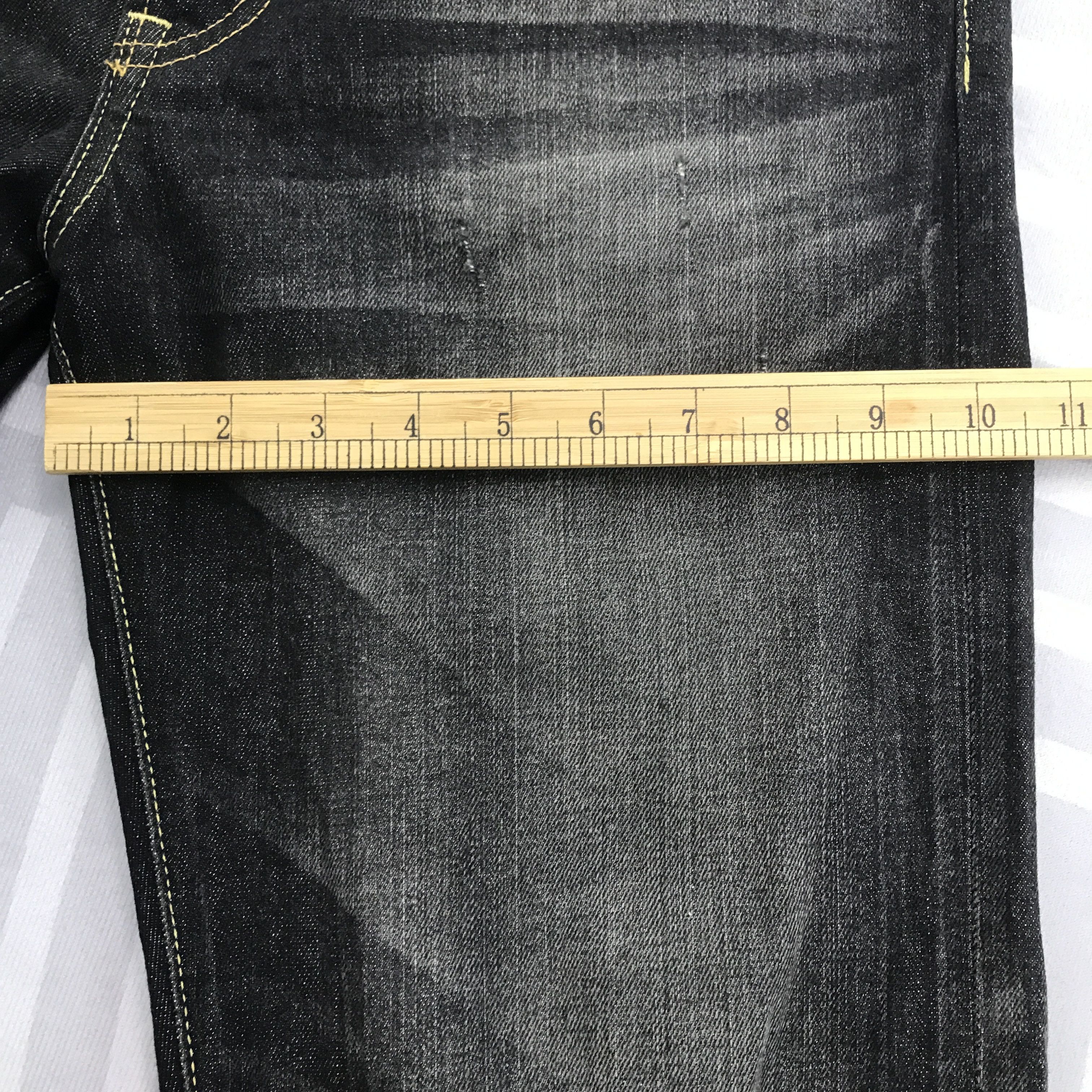 Japanese Brand × Vintage Vintage Japan black denim Distressed denim jeans pants Size US 34 / EU 50 - 10 Thumbnail