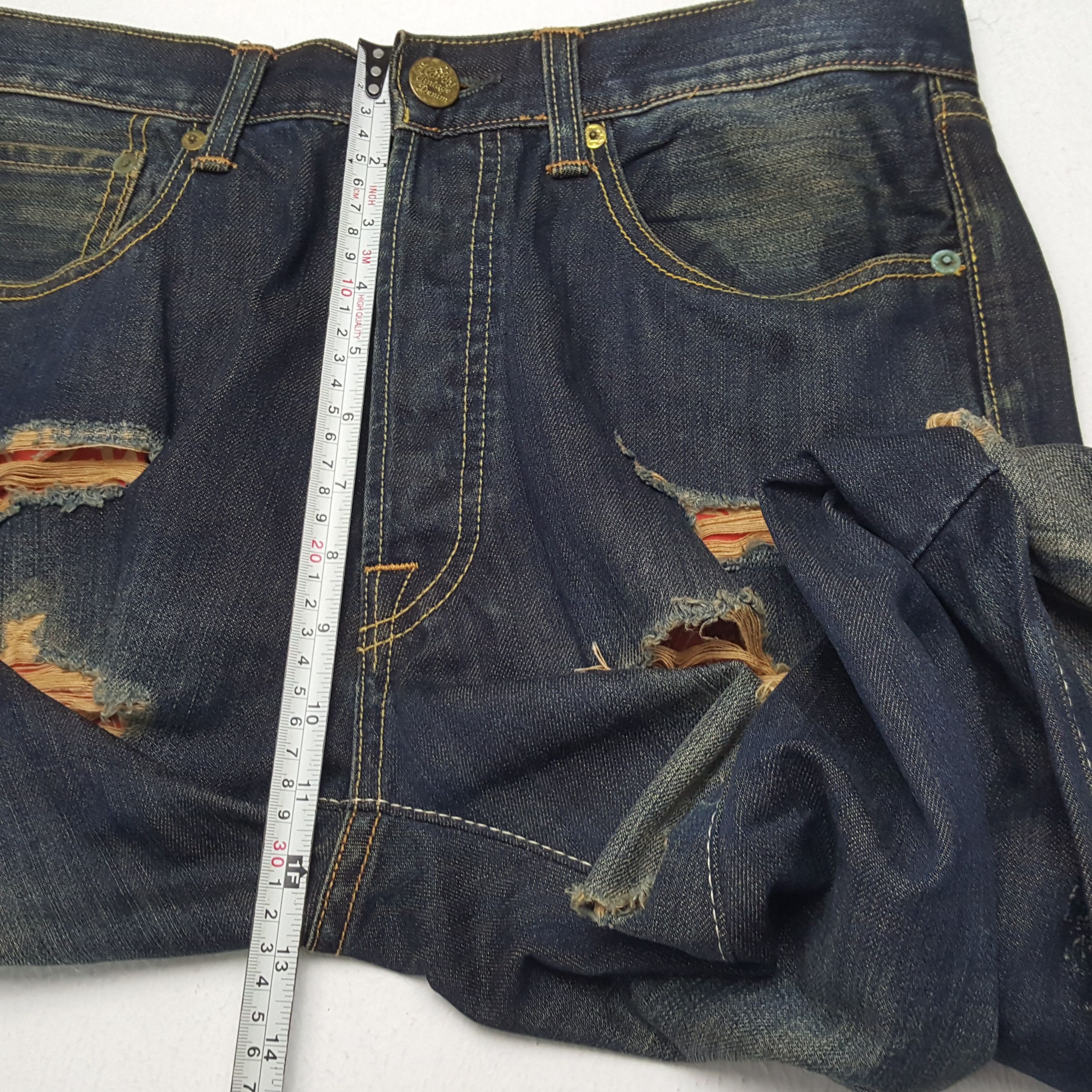 Christian Audigier × Ed Hardy × Vintage Vintage ED-HARDY by Christian Audigier American Style Jeans Size US 32 / EU 48 - 8 Thumbnail