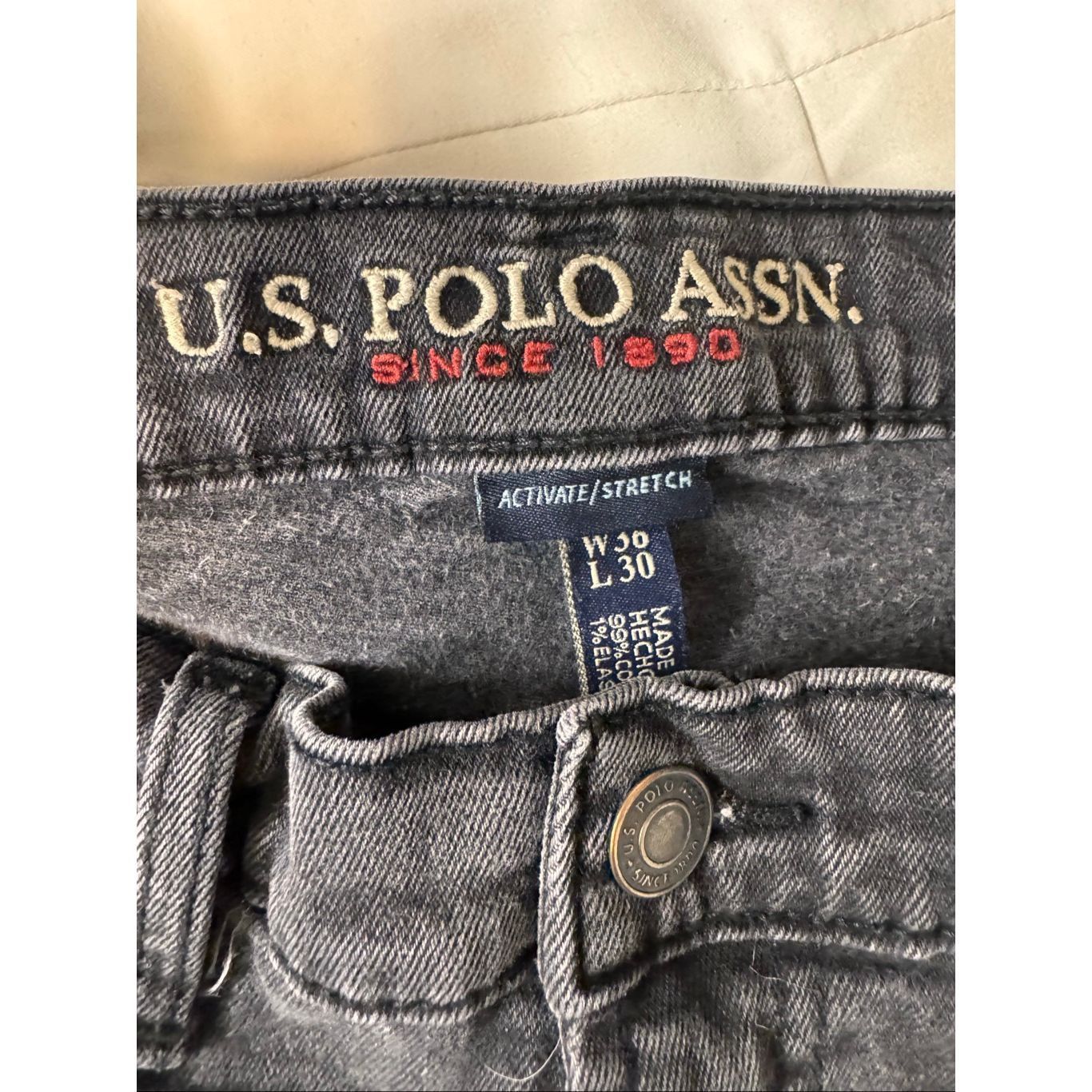 U.S. Polo Assn. U.S. Polo Assn. Activate Stretch Jeans Black W36 L30 Men’s D Size US 36 / EU 52 - 7 Thumbnail