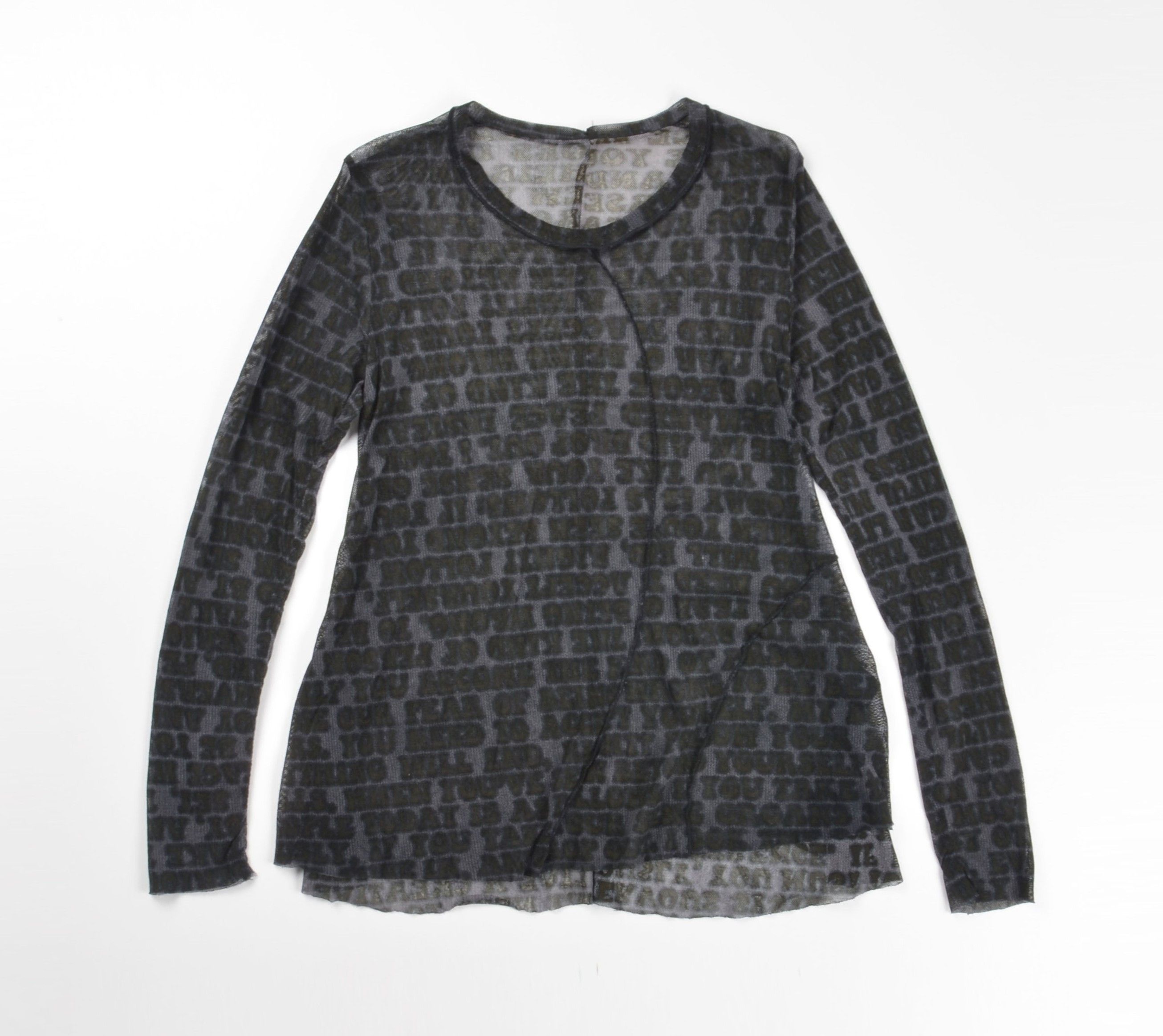 Rundholz Rundholz Mesh Sheer Long Sleeve Avant-Garde Blouse Top Size M / US 6-8 / IT 42-44 - 4 Thumbnail