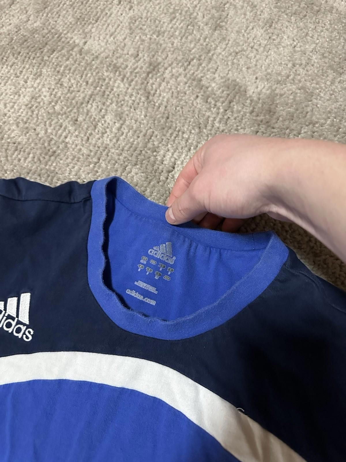 Adidas ADIDAS CHELSEA 200708 TRAINING FOOTBALL SOCCER SHIRT JERSEY Size US L / EU 52-54 / 3 - 4 Thumbnail