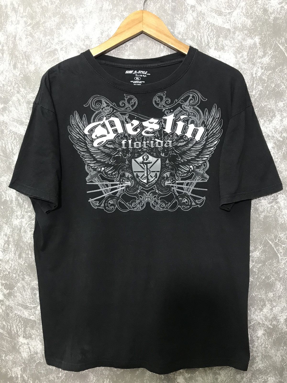 Affliction × Helix Surf Style Affliction Wings Y2K Graphic Tee Size US XL / EU 56 / 4 - 1 Thumbnail