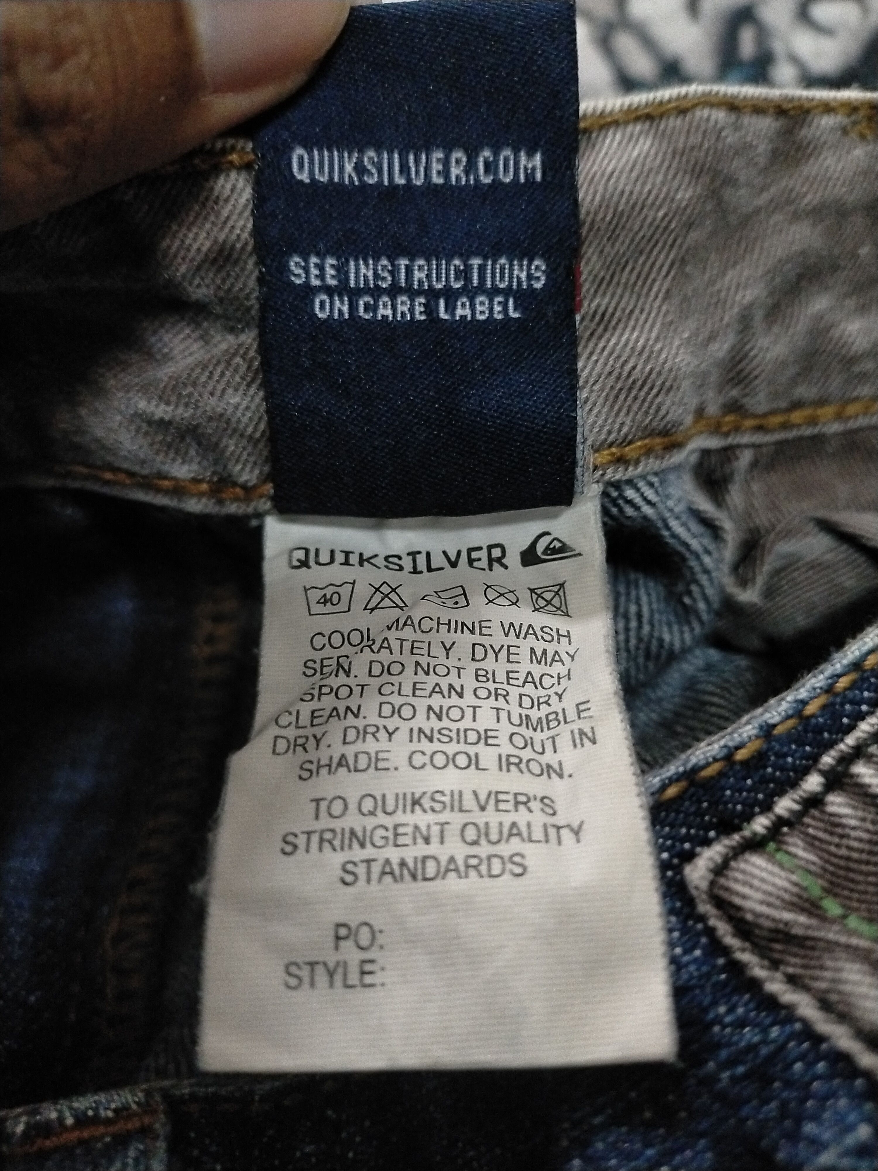 Quiksilver 🔥Limited Edition🔥 Vintage Quicksilver Distressed Rare Jean Size US 32 / EU 48 - 8 Thumbnail