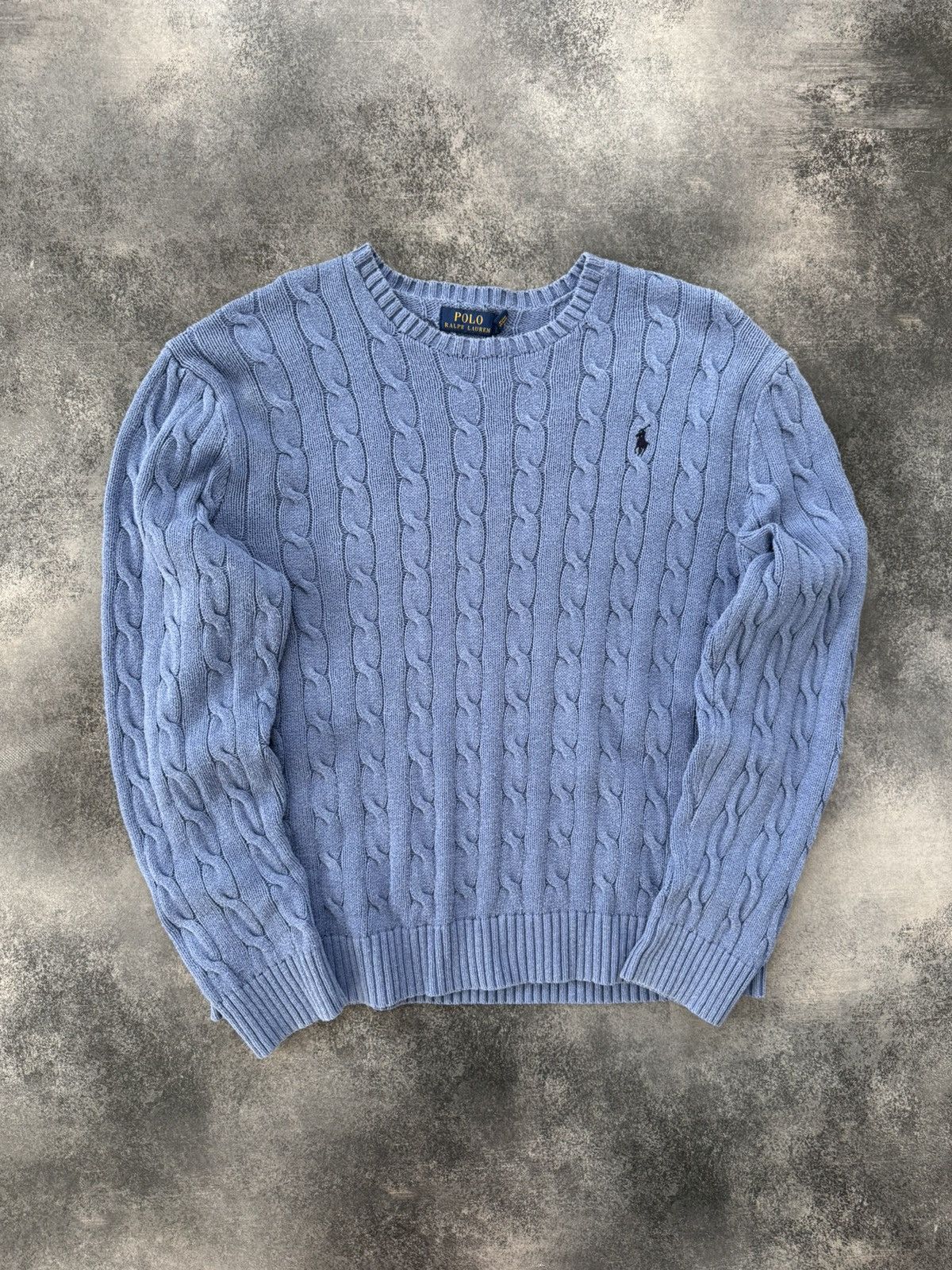 Polo Ralph Lauren Vintage Polo Ralph Lauren Cable Knit Sweater Size US XL / EU 56 / 4 - 6 Thumbnail