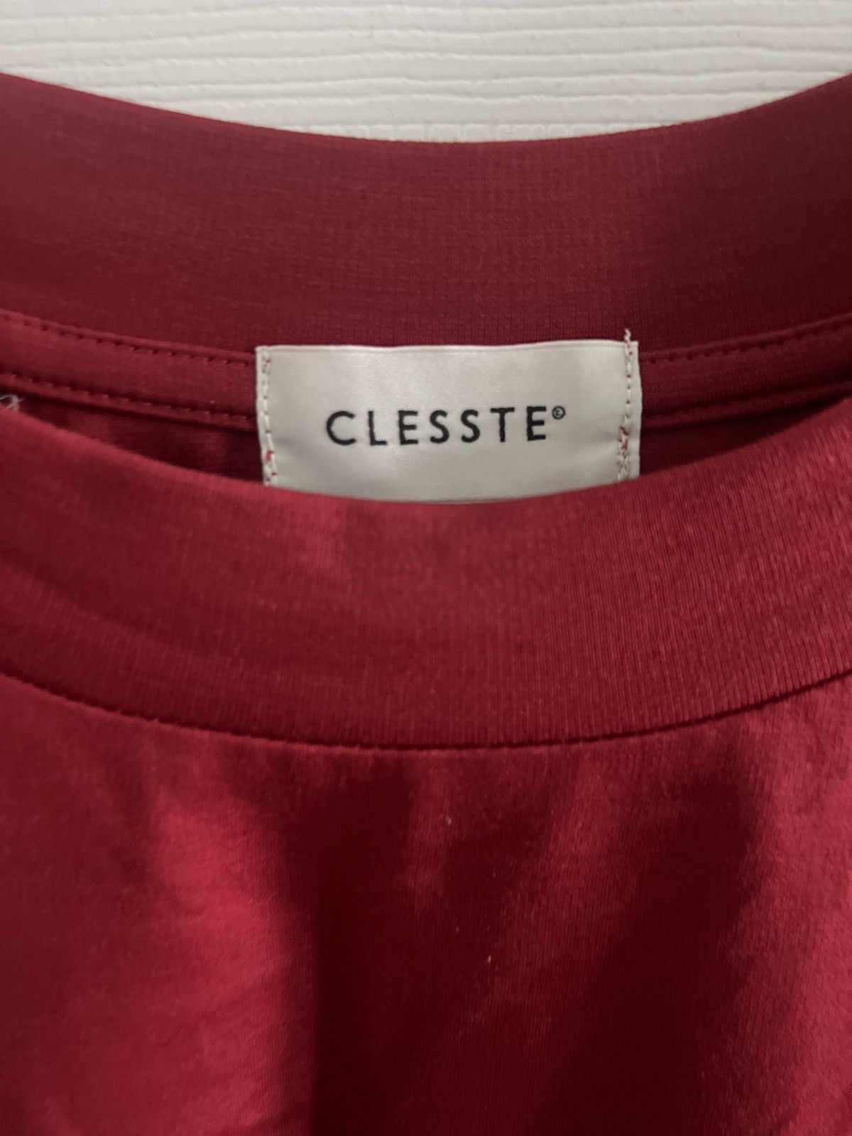 Japanese Brand Clesste Red Massive Future T-shirt with Drawstrings Size US M / EU 48-50 / 2 - 3 Thumbnail