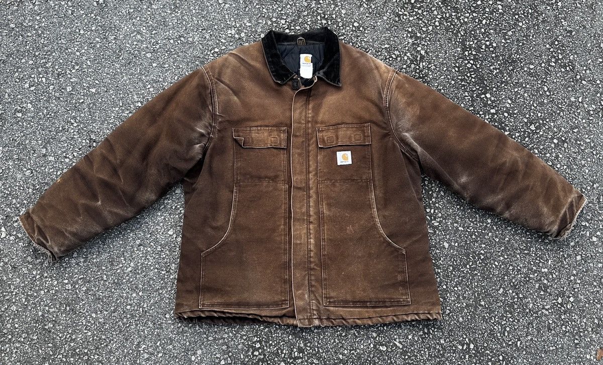 Carhartt × Vintage CARHARTT DETROIT JACKET Size US XXL / EU 58 / 5 - 1 Thumbnail