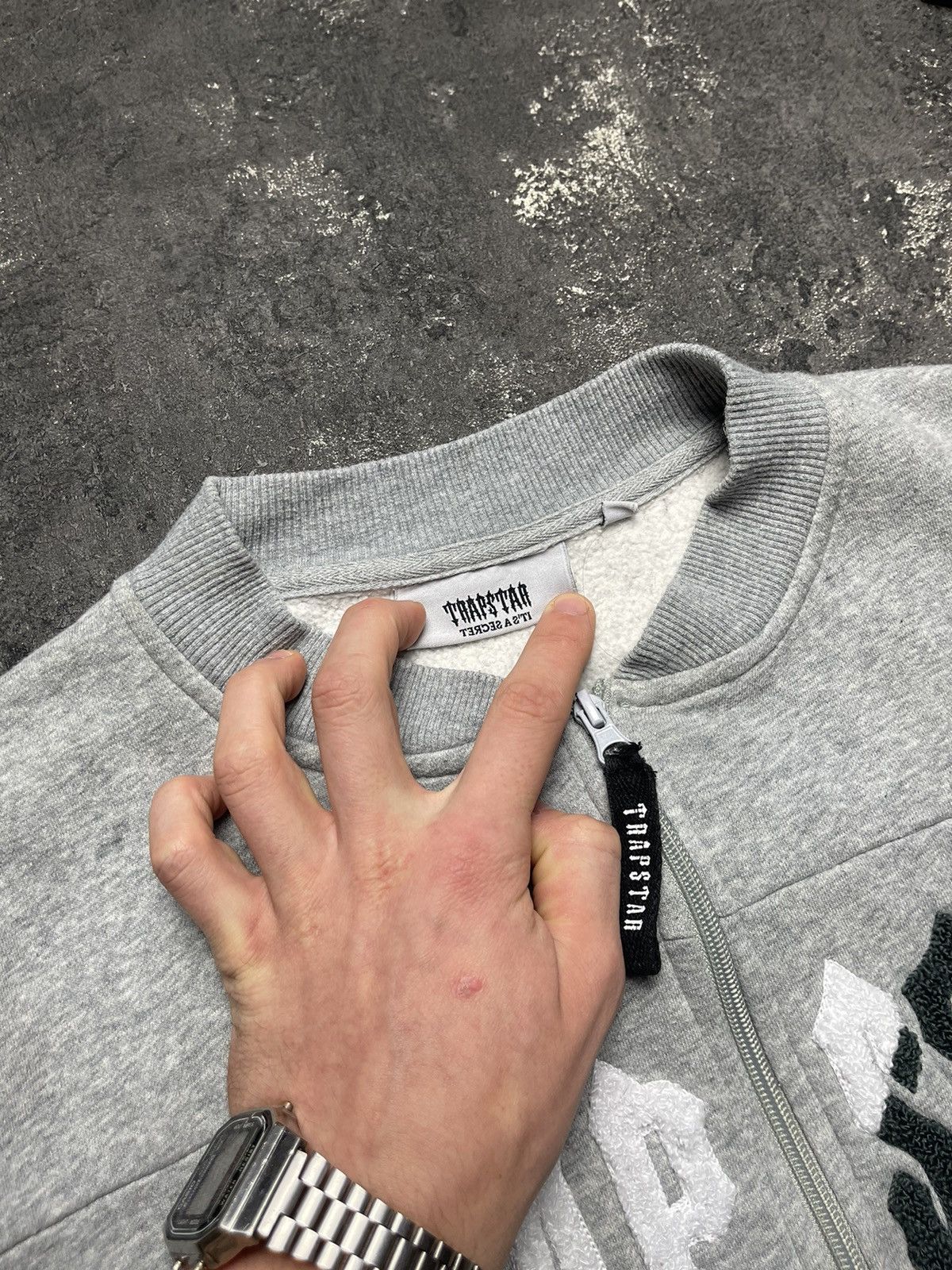 Trapstar London × Vintage Vintage TrapStar Zipped Hoodie Drill Style Size US S / EU 44-46 / 1 - 3 Thumbnail