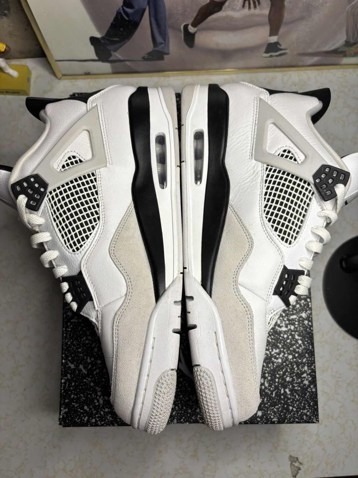Jordan Brand Jordan Retro 4 ‘Military black’ Size US 13 / EU 46 - 3 Thumbnail