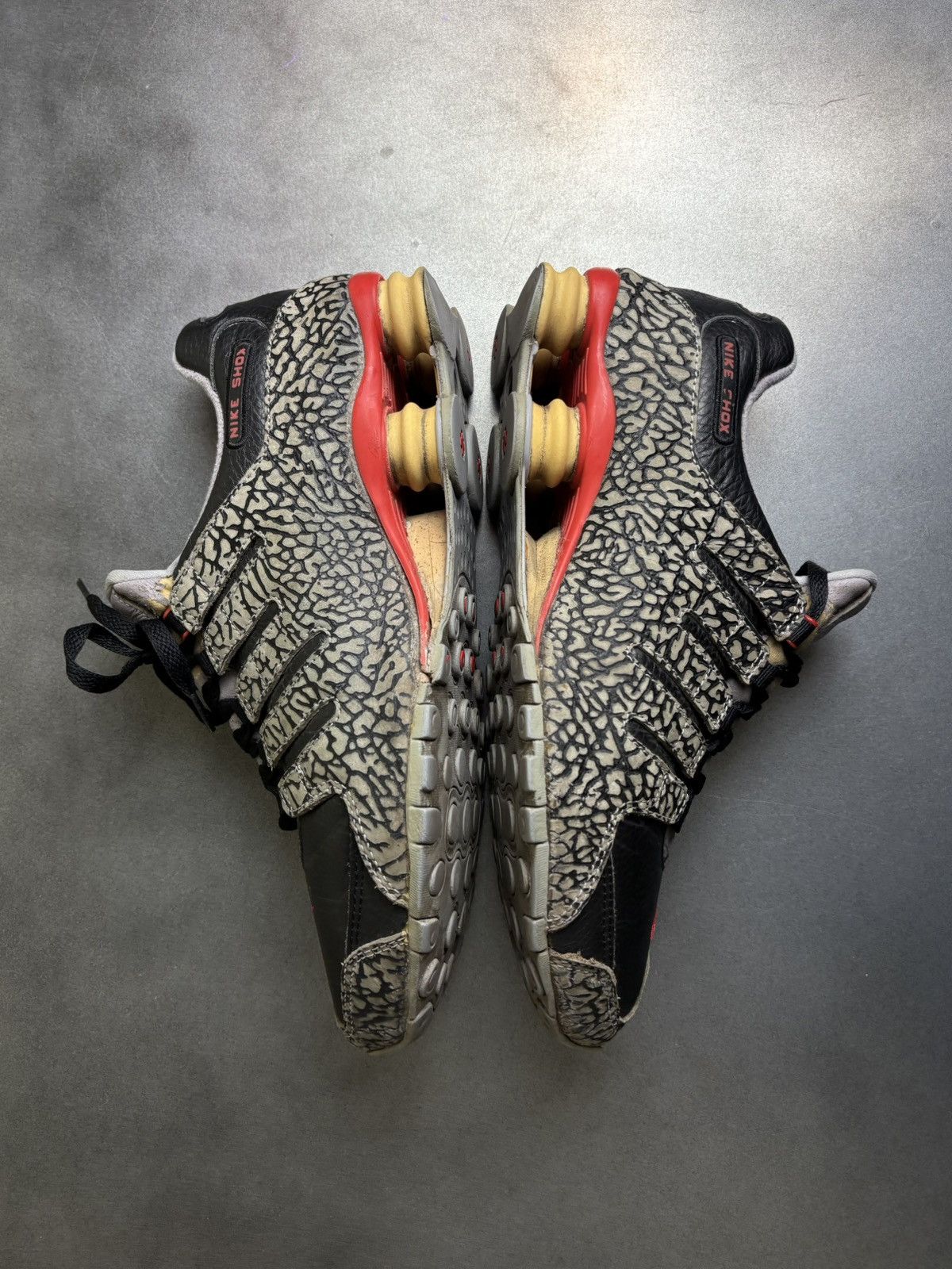 Nike × Vintage 2005 Nike Shox NZ Black Cement 3 VIntage Nike BC3 311377 061 Size US 10.5 / EU 43-44 - 12 Thumbnail