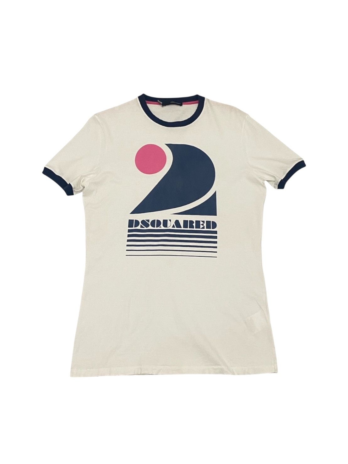 Dsquared2 Dsquared2 Graphic Print Tee Blue Trim Size US M / EU 48-50 / 2 - 1 Thumbnail