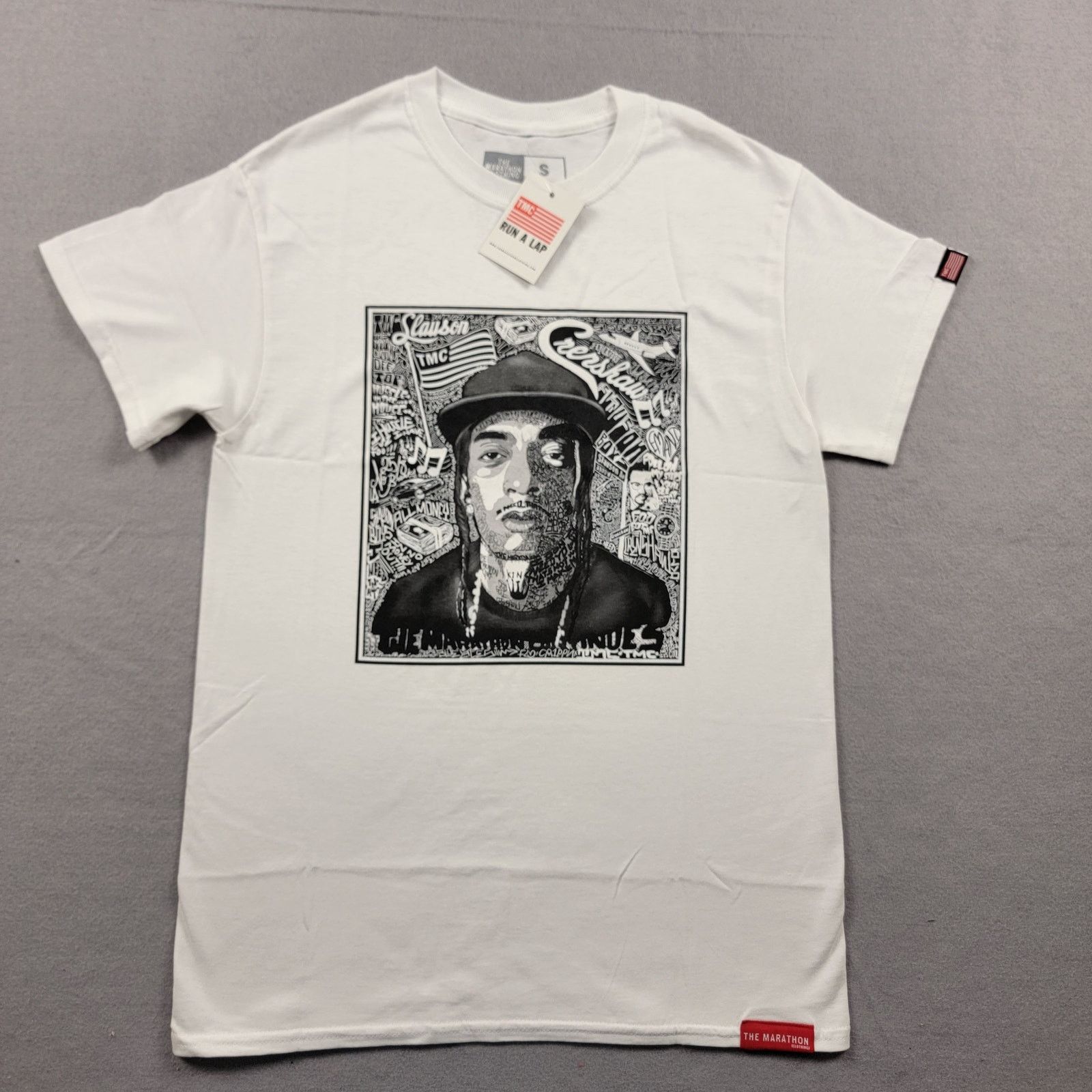 Other The Marathon Clothing "Nipsey Hussle" Tshirt Sz S White Size US S / EU 44-46 / 1 - 1 Thumbnail
