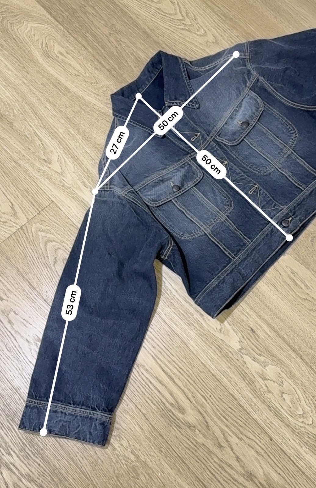 R13 R13 OVERSIZED CROPPED TRUCKER Size S / US 4 / IT 40 - 5 Thumbnail