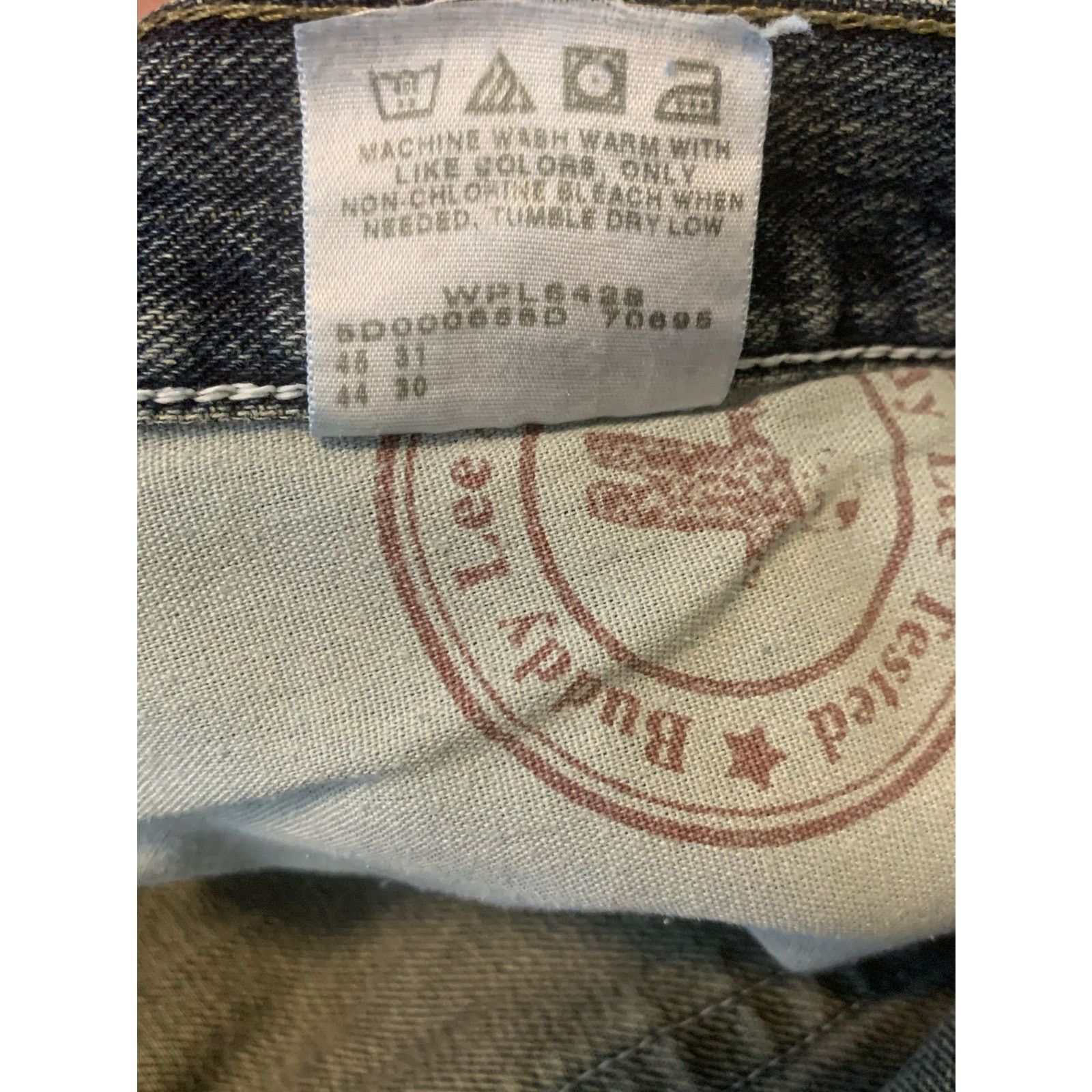 Lee Lee Dungarees Los Rios vintage men blue jeans size 42 X 30 Size US 42 / EU 58 - 6 Thumbnail
