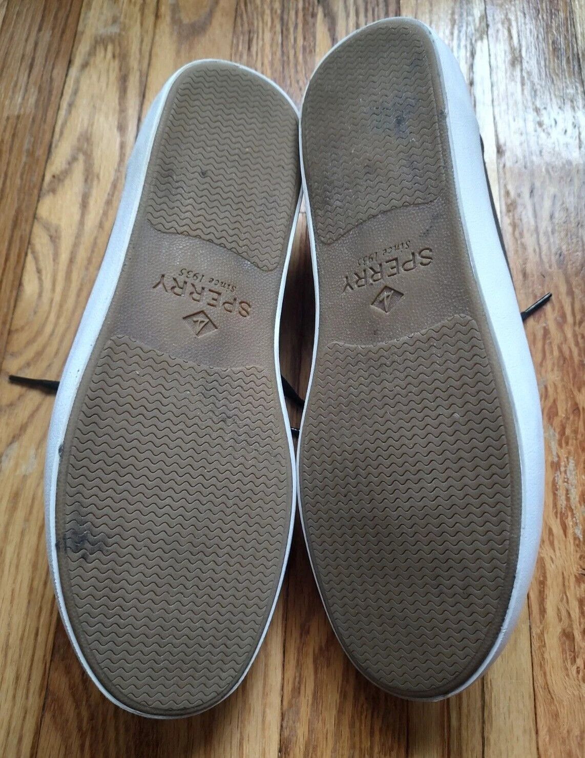 Sperry Sperry Top Sider Boat Shoes Fabric White Black Sneakers 11 Size US 11 / EU 44 - 9 Thumbnail