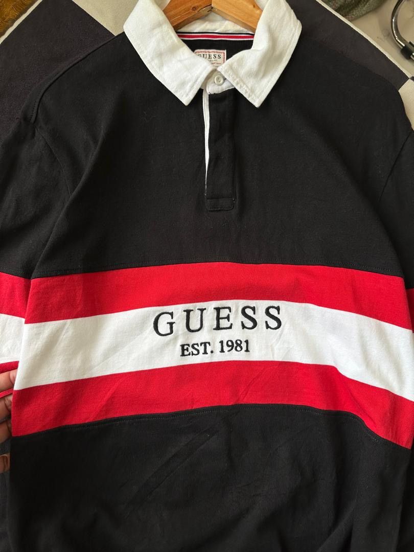 Designer × Guess GUESS RUGBY SHIRT Size US L / EU 52-54 / 3 - 2 Thumbnail