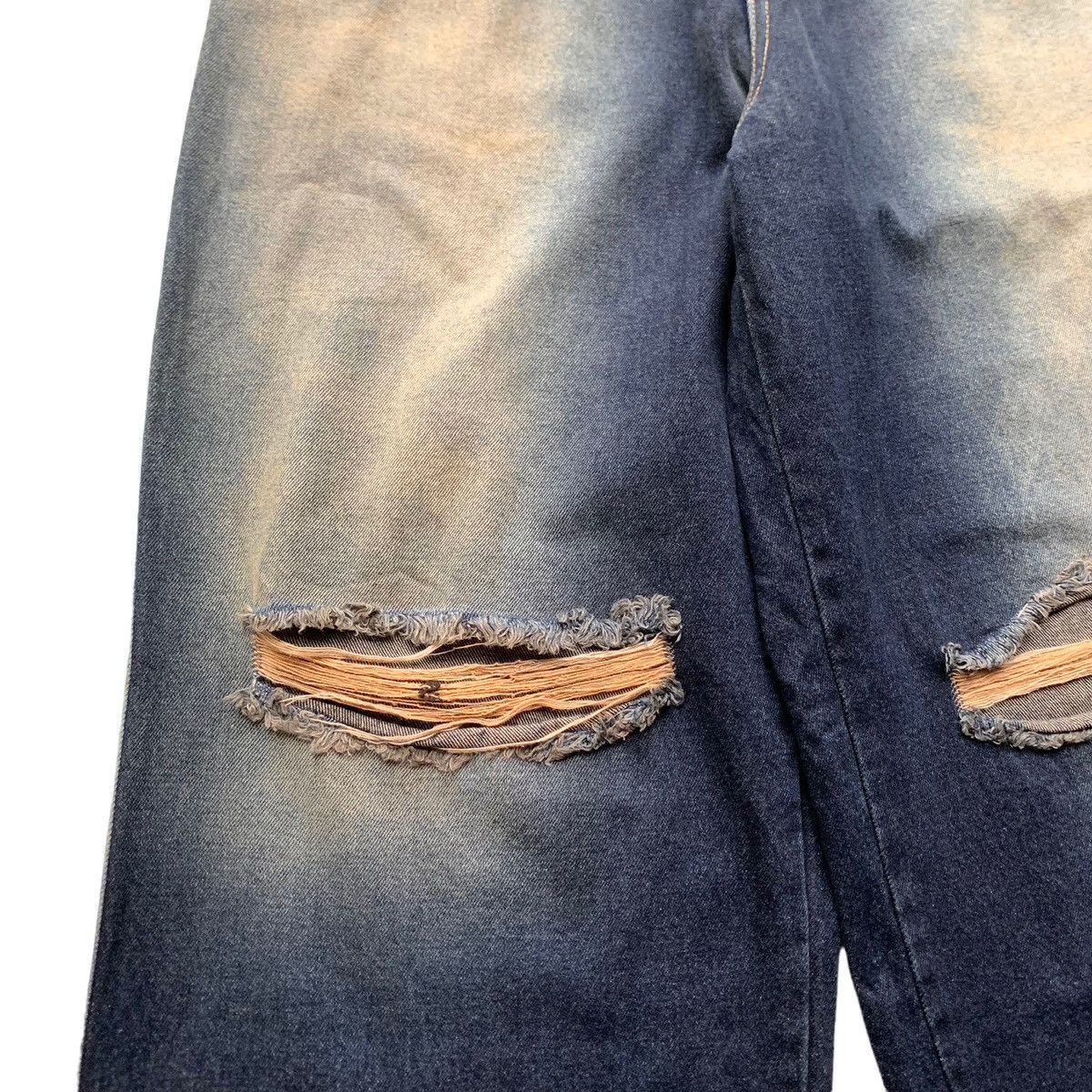 JNCO × Vintage Japanese Brand Glamour Distressed Baggy Loose Pants Size US 34 / EU 50 - 4 Thumbnail