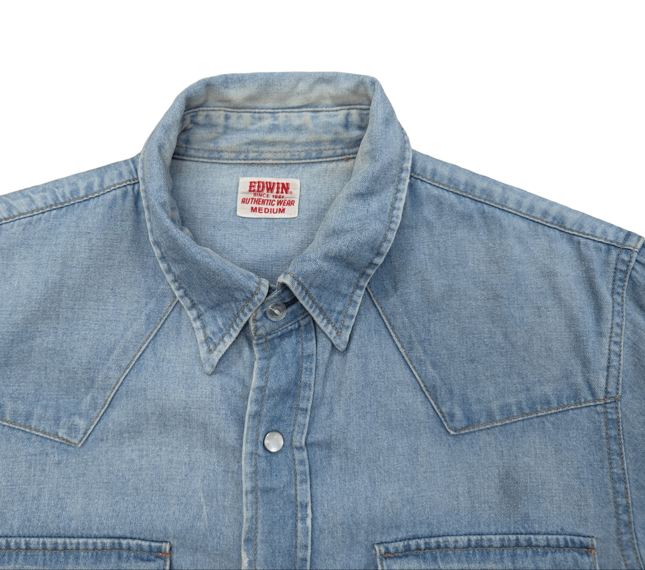 Edwin Vintage Edwin Shirt Size US M / EU 48-50 / 2 - 2 Thumbnail