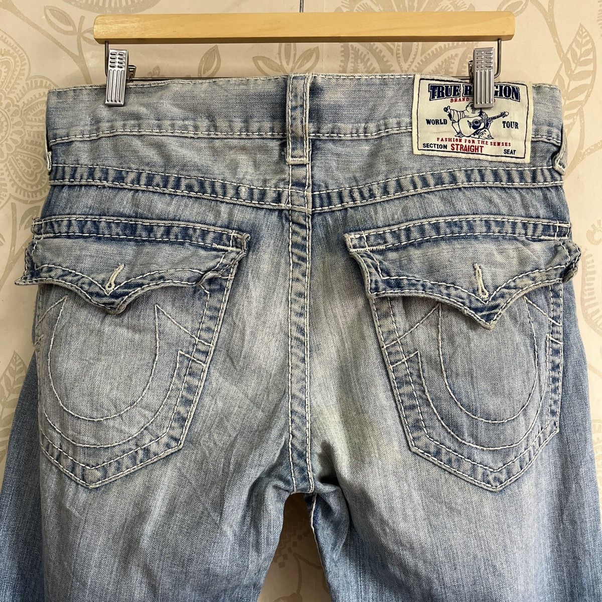 True Religion Thrashed True Religion Denim Jeans Straight Size US 34 / EU 50 - 23 Thumbnail