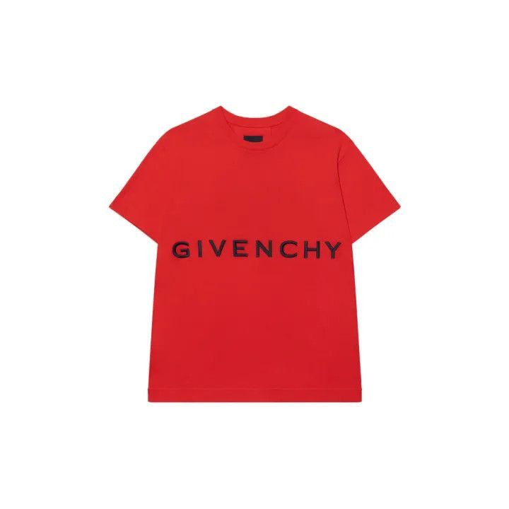 Givenchy Givenchy Givenchy Color Block Logo Embroidered TShirt -250 Size US M / EU 48-50 / 2 - 1 Thumbnail
