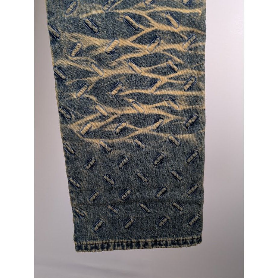 Who Decides War o1rshd1 Thread Plate Denim Jeans in Denim Size US 30 / EU 46 - 16 Thumbnail