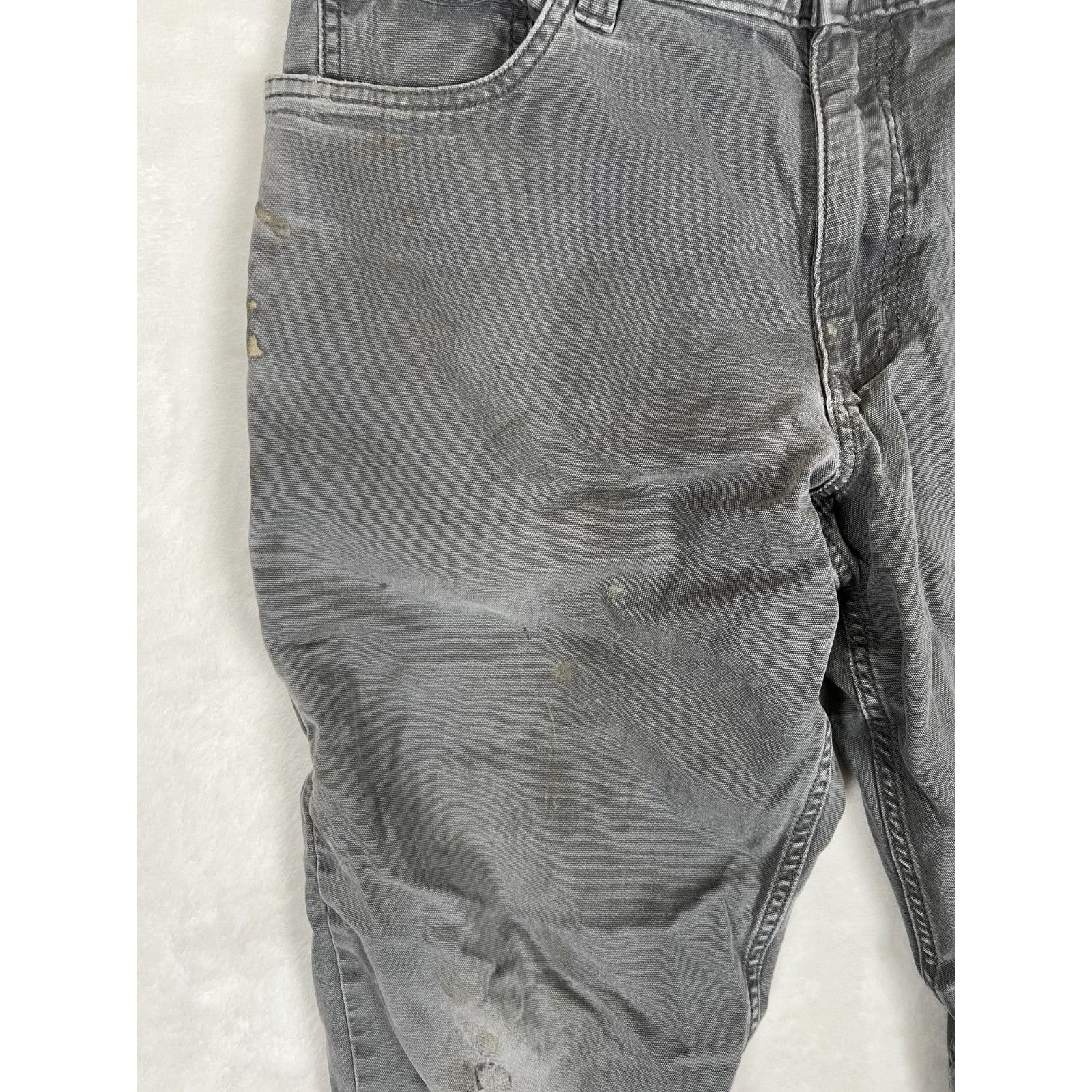 Carhartt Vintage Carhartt Carpenter Pants Gray Size 34x30 Distress Size US 34 / EU 50 - 3 Thumbnail
