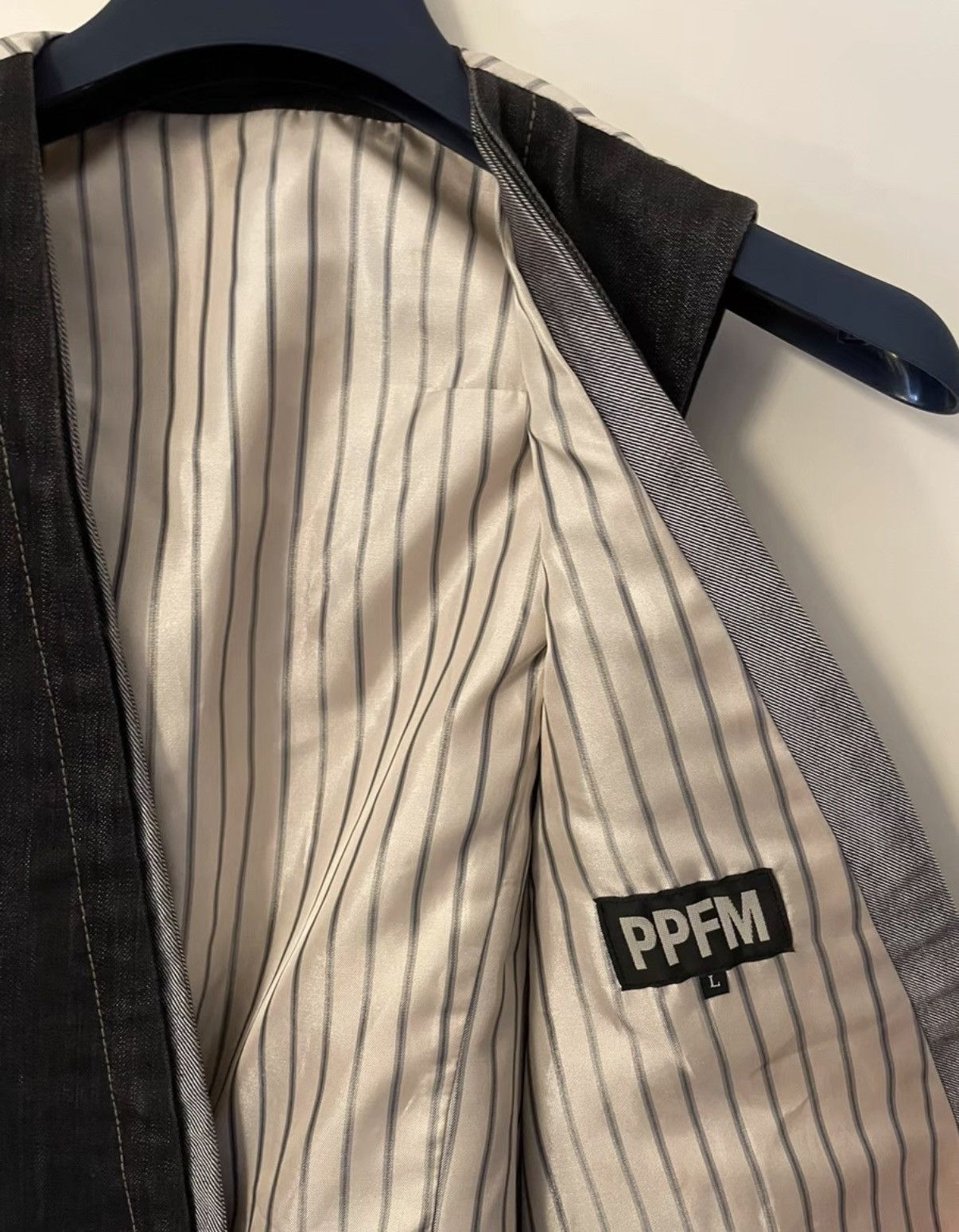 PPFM PPFM Denim Panel Vest K24 Size US L / EU 52-54 / 3 - 5 Thumbnail