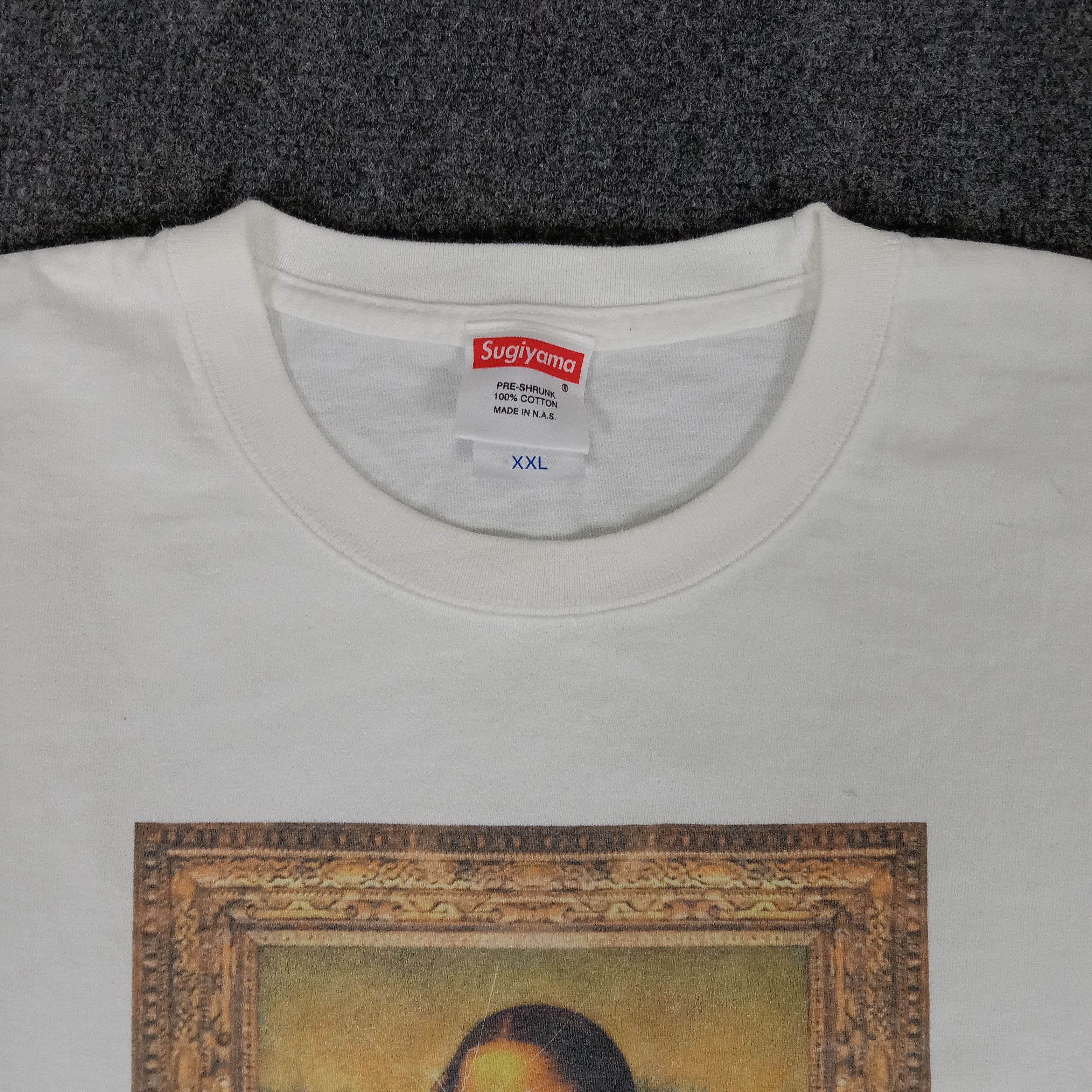 Vintage Sugiyama Monalisa Art Japanese Streetwear Style Tshirts Size US XL / EU 56 / 4 - 4 Thumbnail