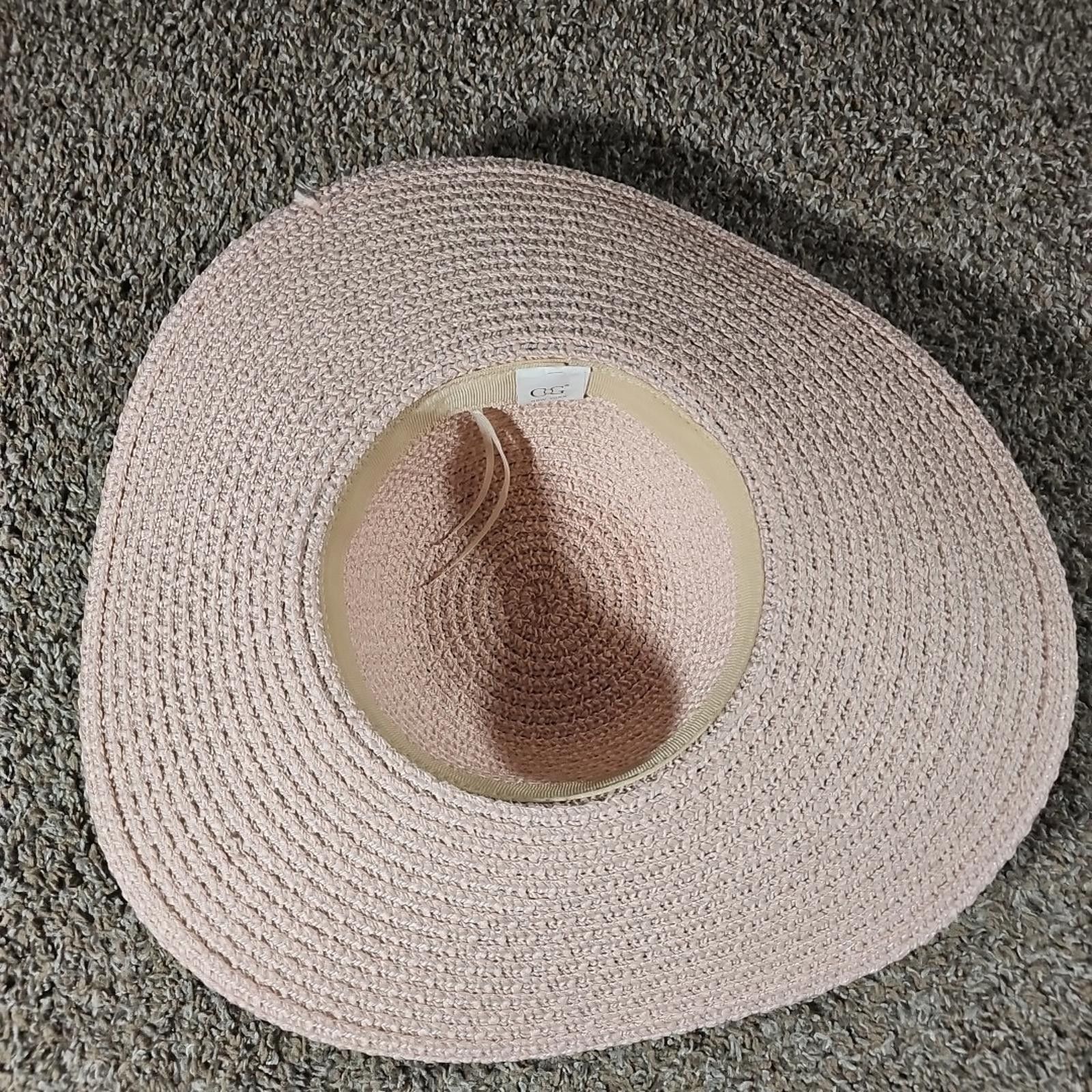 Other C&G Womens Pink Wide Brim Hat Size ONE SIZE - 3 Thumbnail