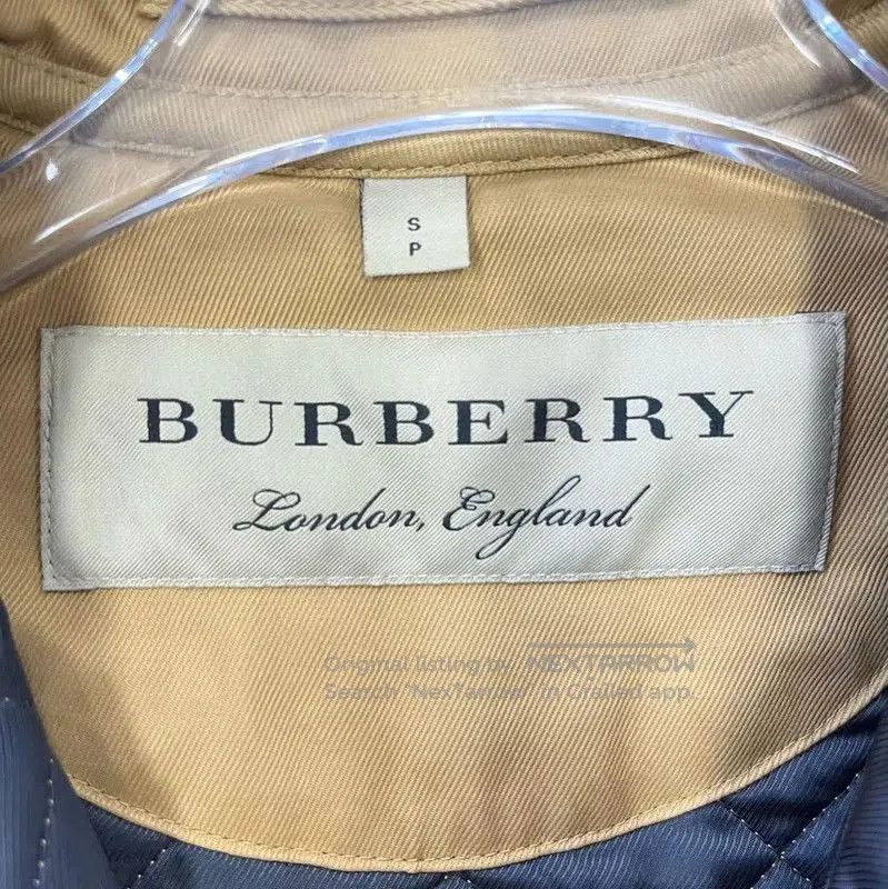 Burberry Burberry Beige Cotton Quilted Jacket for Women. Size S / US 4 / IT 40 - 3 Thumbnail
