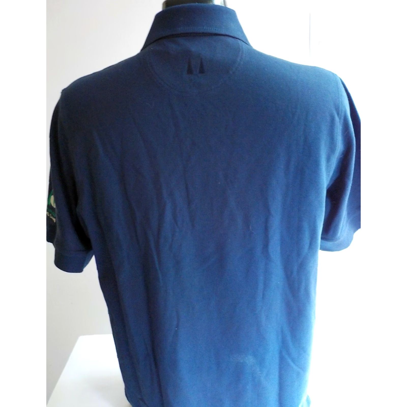 Vintage Greg Norman SS Polo Navy Small NWT Fuchs Logo Riyadh-Saudi Arabia Shirt Men SZ S Men’s Polo Size US S / EU 44-46 / 1 - 5 Thumbnail