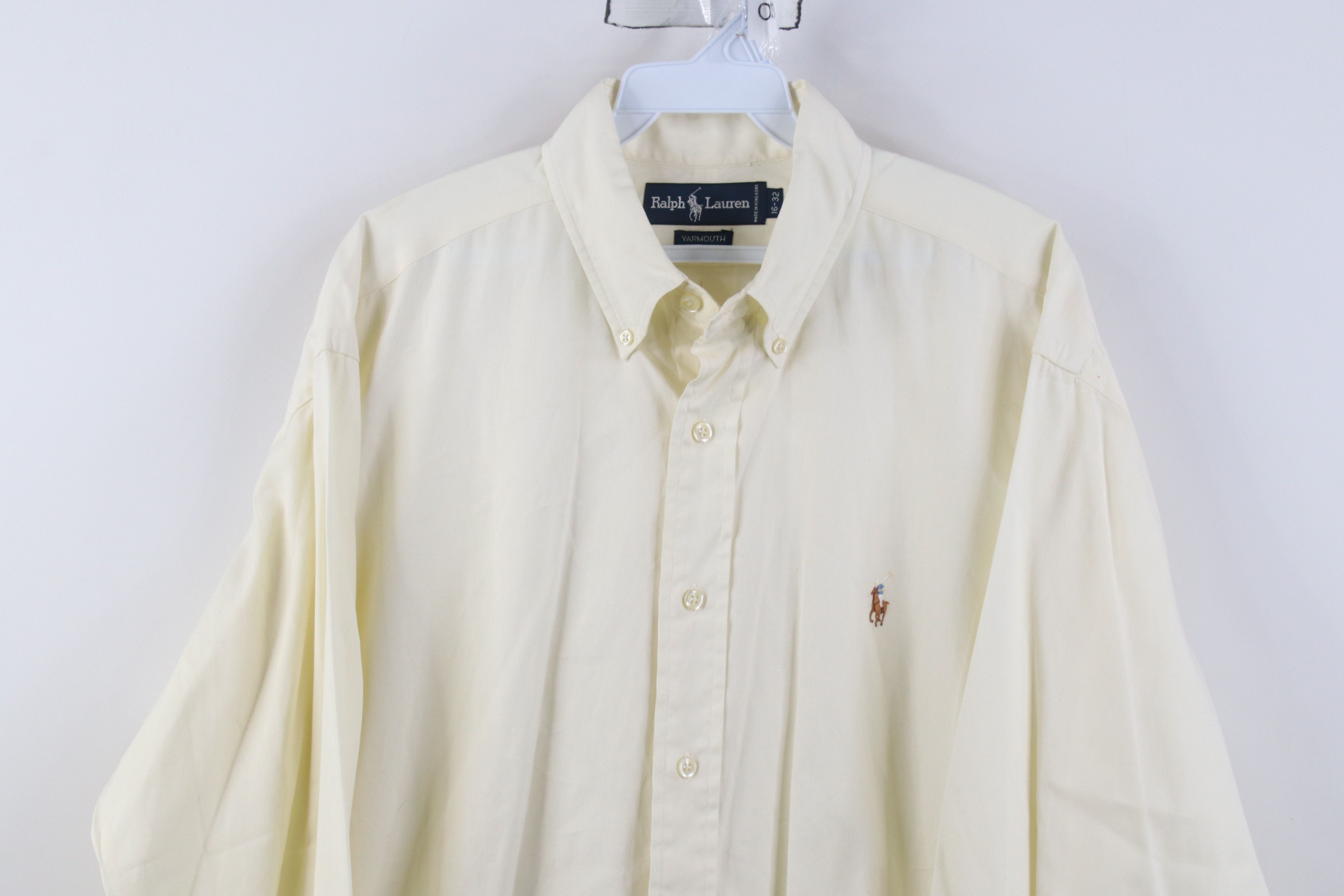 Polo Ralph Lauren Vintage 90s Ralph Lauren Yarmouth Collared Button Down Shirt Size US M / EU 48-50 / 2 - 2 Thumbnail