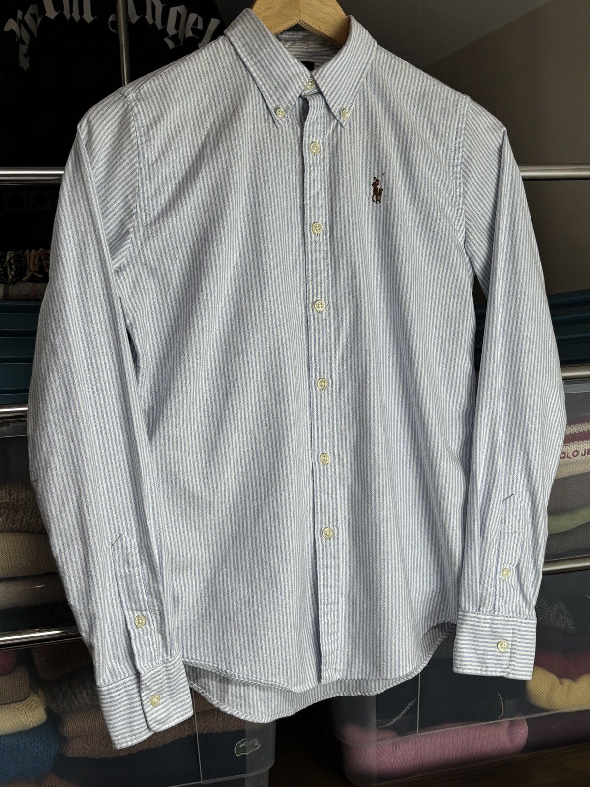 Ralph Lauren Ralph Lauren Luxury Striped Long Sleeve Oxford Shirt Size S / US 4 / IT 40 - 2 Thumbnail