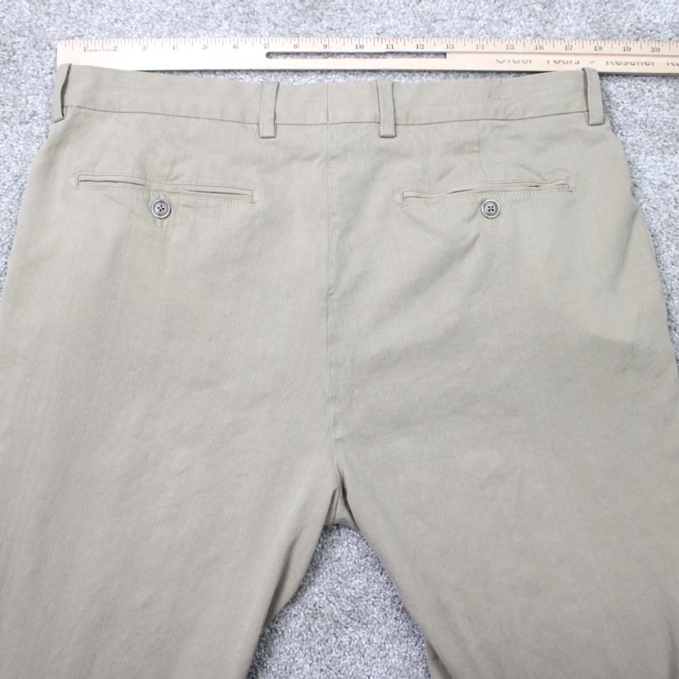 Tommy Bahama Tommy Bahama Pants Mens 36 x 28 Beige Flat Front Silk/Rayon from Bamboo Straight Pants Mens 36 x 28 Beige Flat Front Silk/Rayon from Bamboo Straight Size US 36 / EU 52 - 7 Thumbnail
