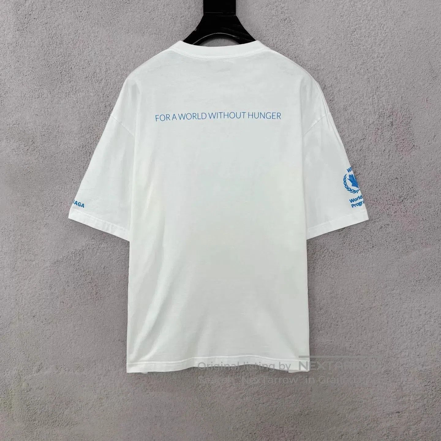Balenciaga White WFP World Food Programme Graphic T-Shirt. Size US S / EU 44-46 / 1 - 2 Thumbnail