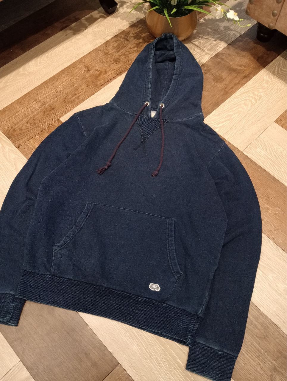 Blue Blue Japan FRUIT OF THE LOOM X BLUE BLUE JAPAN INDIGO DYED HOODIE Size US M / EU 48-50 / 2 - 4 Thumbnail