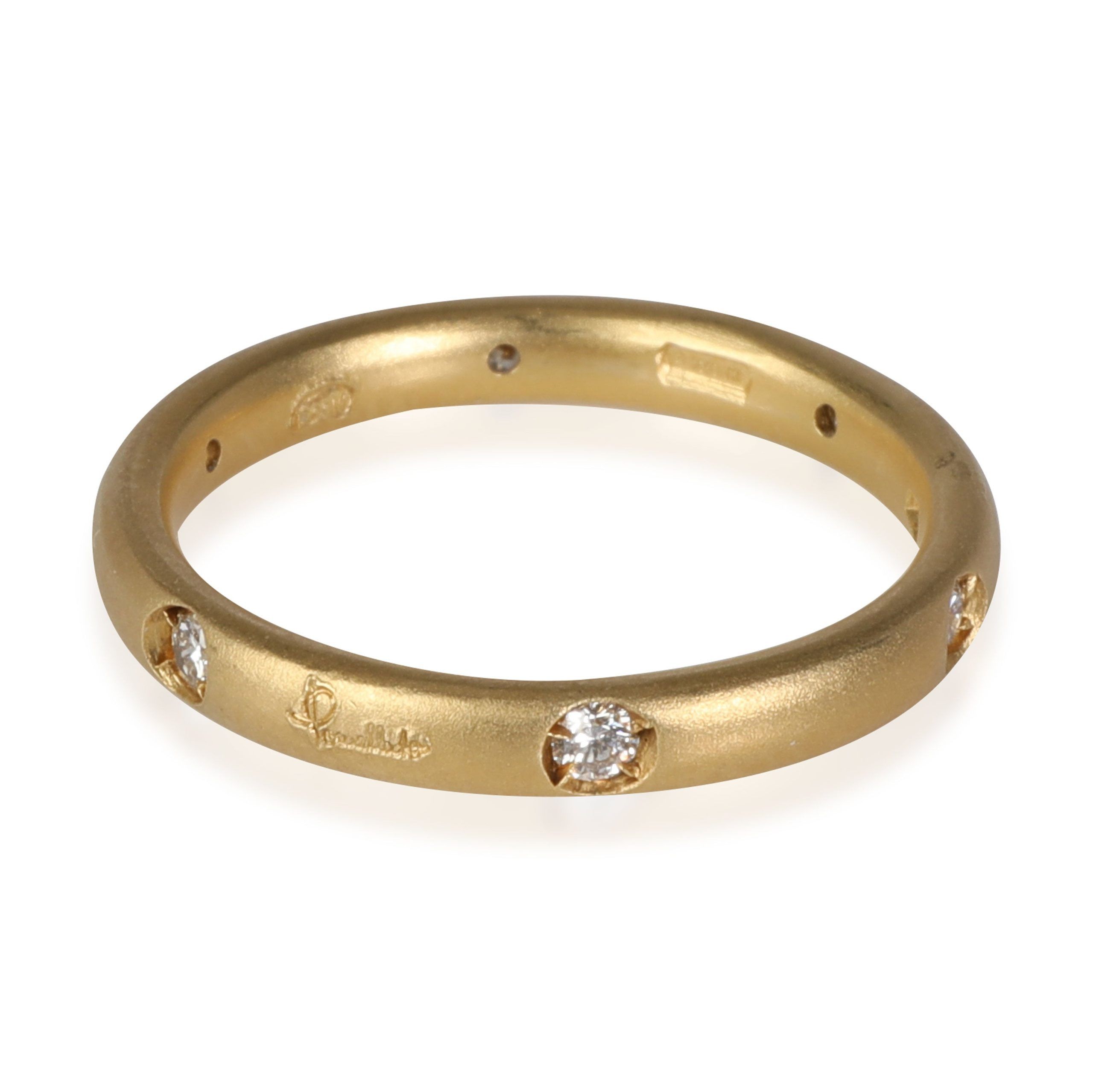 image of Pomellato Lucciole Diamond Band In 18K Yellow Gold 0.13 Ctw, Women's