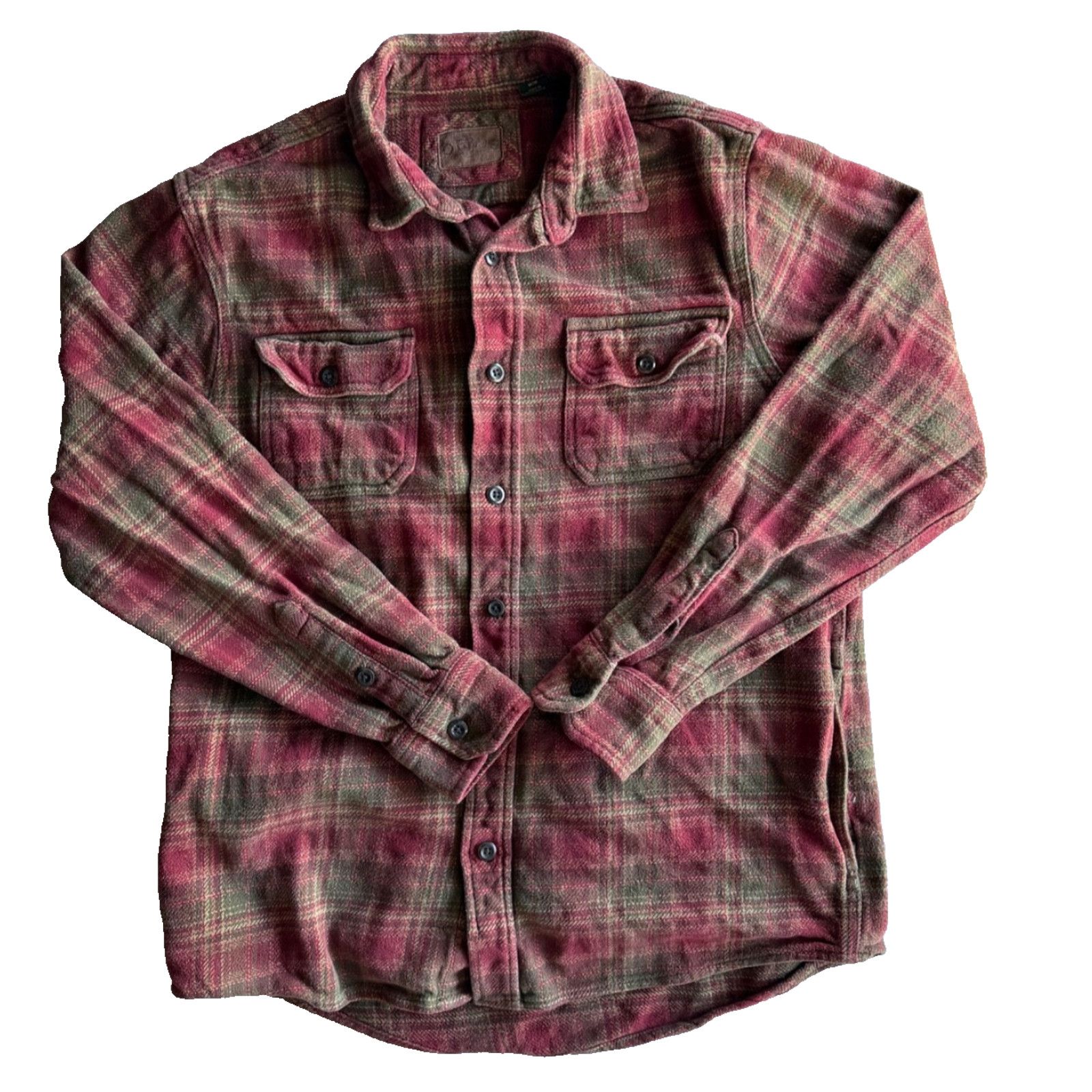 Orvis Med. Orvis Men's Heavy Weight Brushed Flannel Shacket Plaid Size US M / EU 48-50 / 2 - 1 Thumbnail