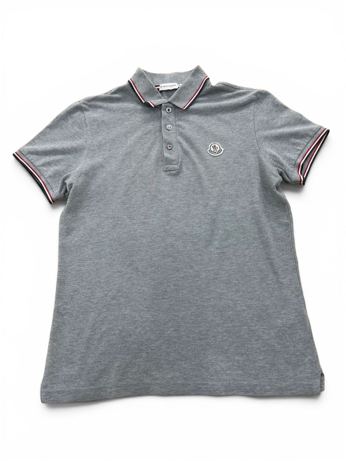 Moncler Moncler Polo Grey Shirt Size US M / EU 48-50 / 2 - 1 Thumbnail